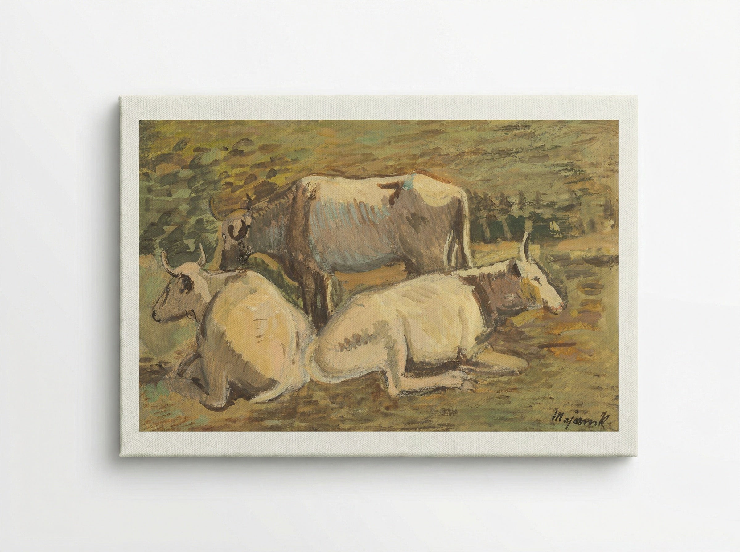 Cows - Cyprián Majerník - Canvas