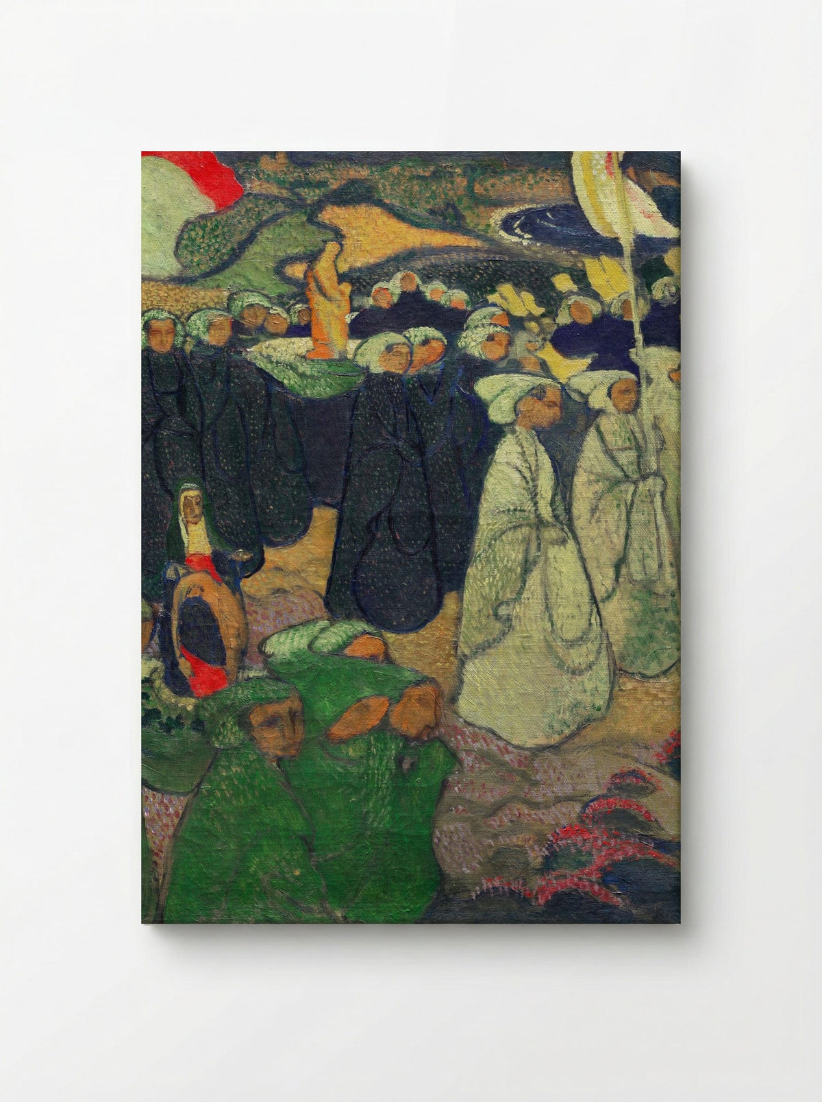 Procession on Pardon at Perros-Guirec - Maurice Denis - Canvas