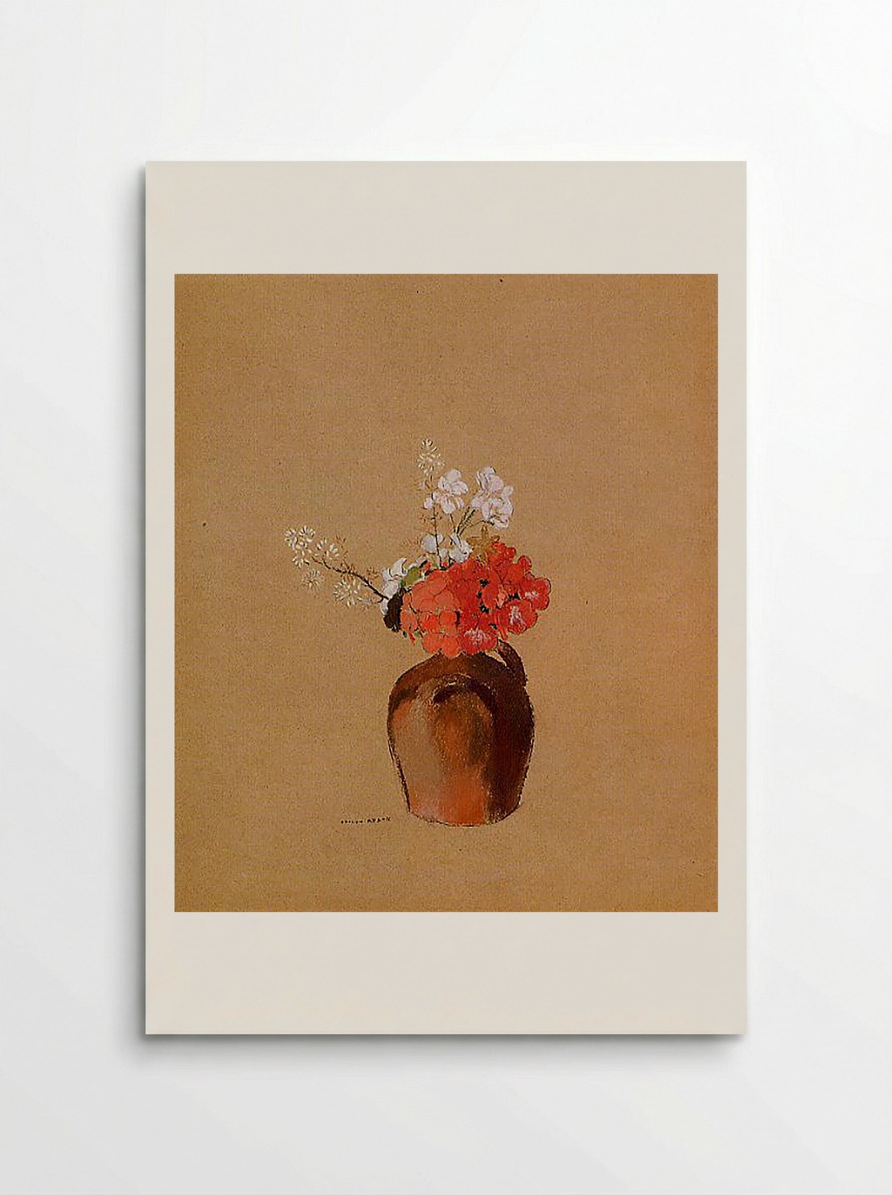 Flowers in a Pot - Odilon Redon - Poster
