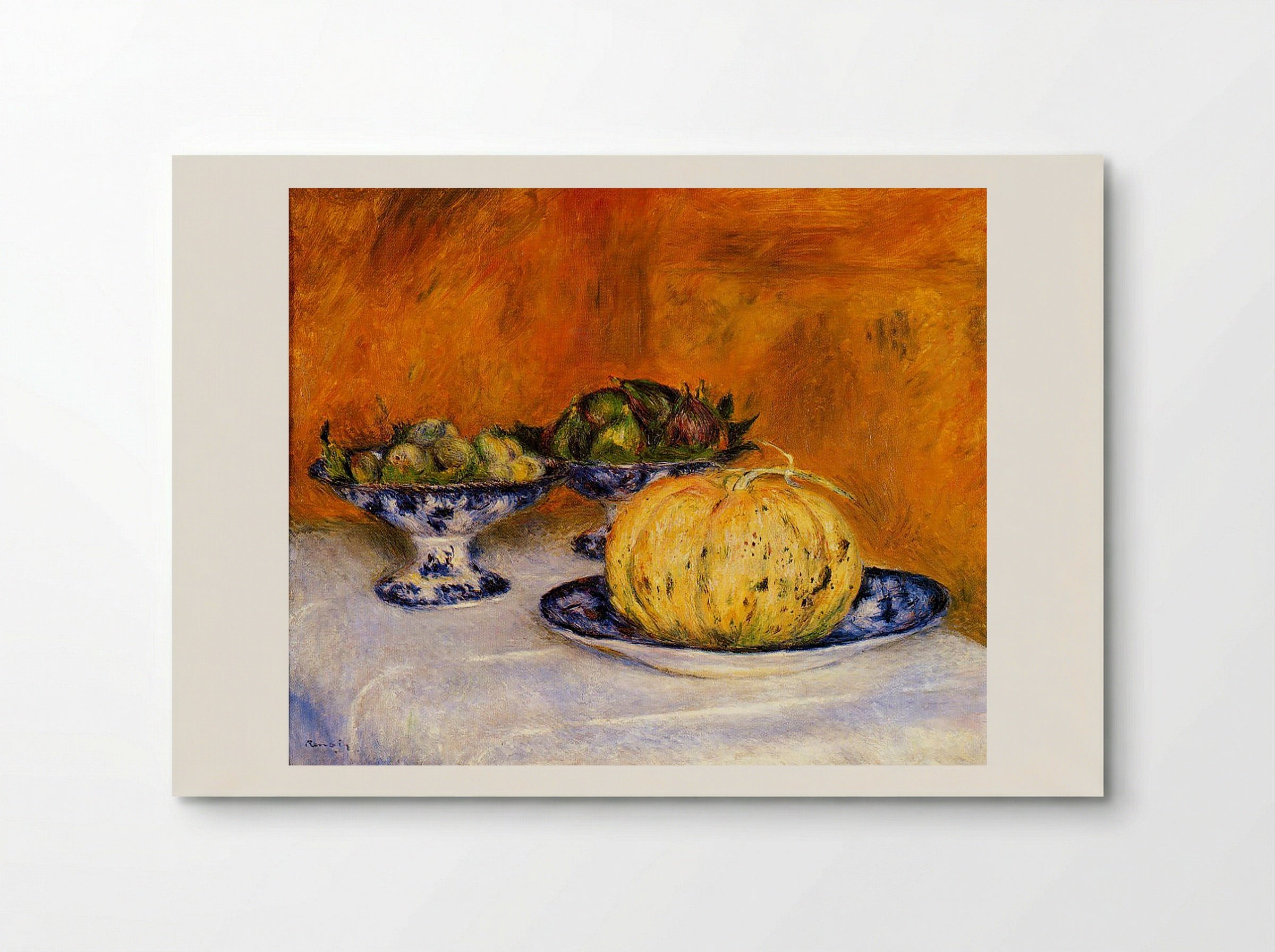 Still Life with Melon - Pierre-Auguste Renoir - Poster