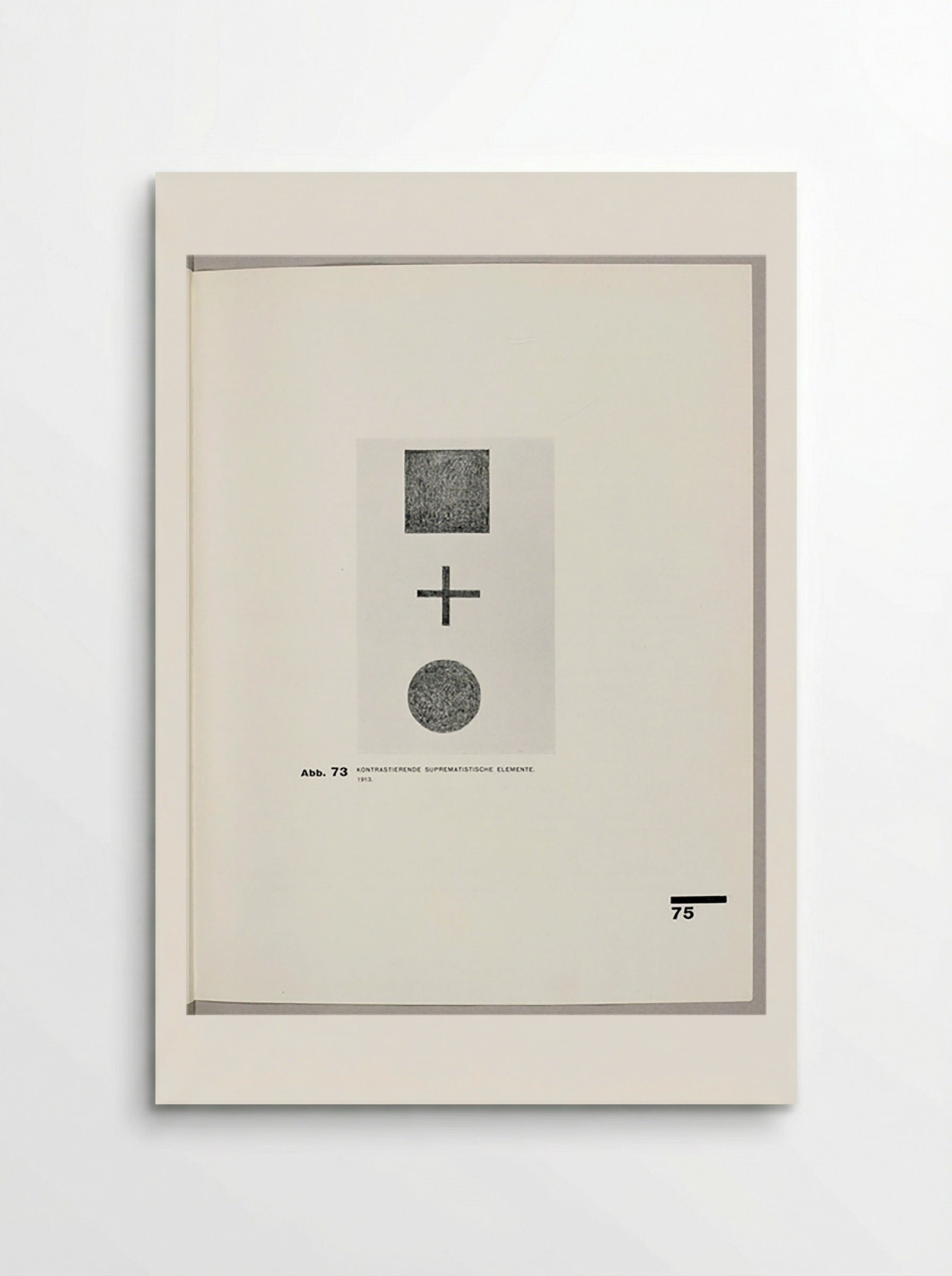 Contrasting Suprematistic Elements - Kazimir Malevich - Poster