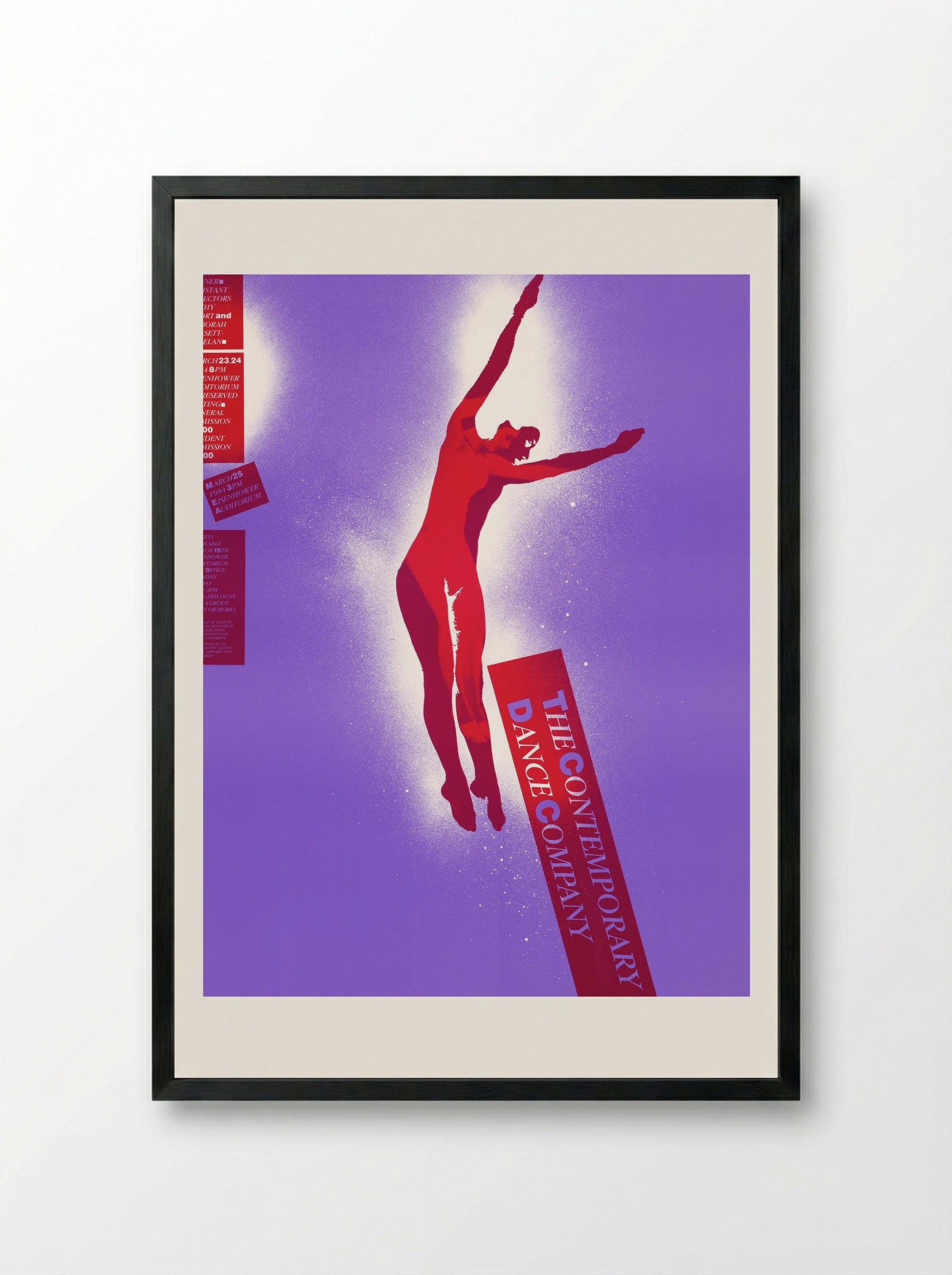 The Contemporary Dance Company - Lanny Sommese - Framed Print Black