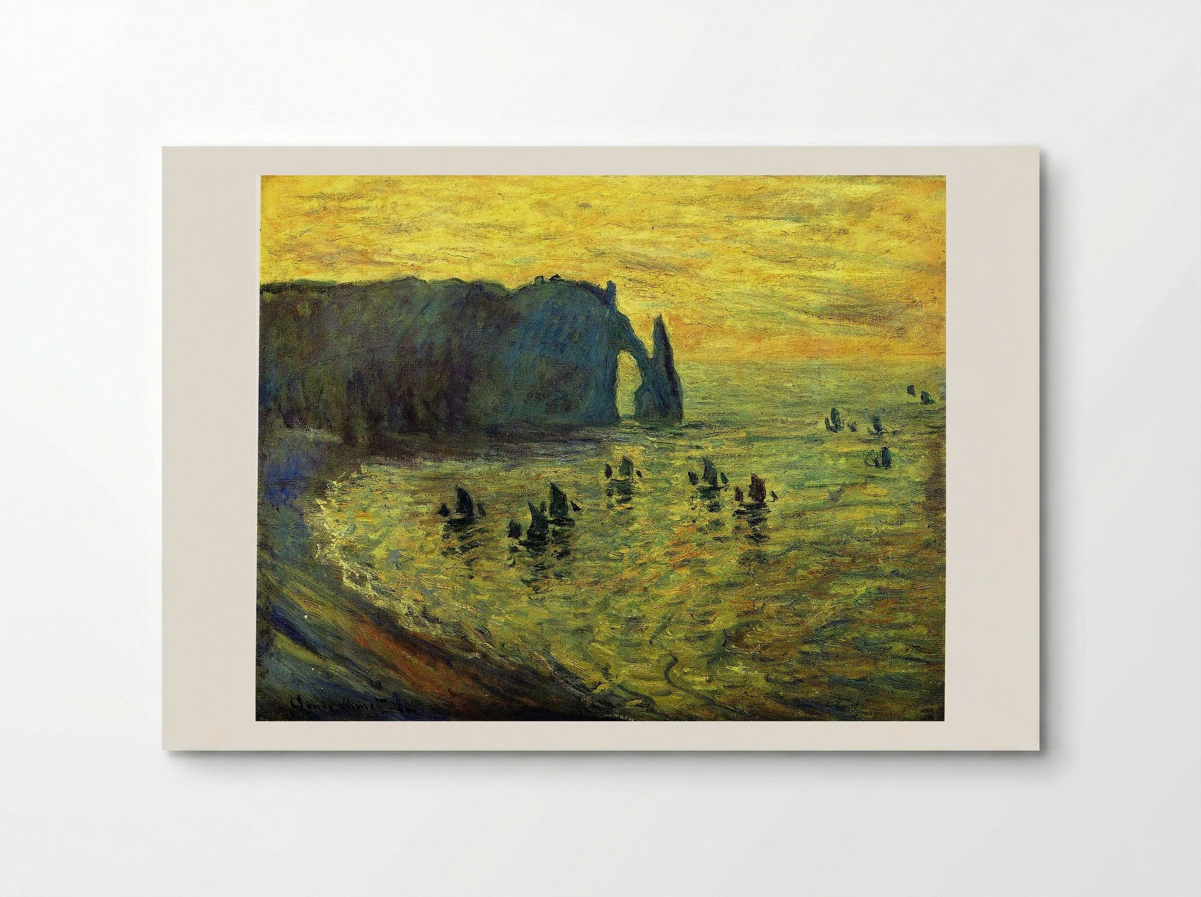 The Cliffs at Étretat - Claude Monet - Poster