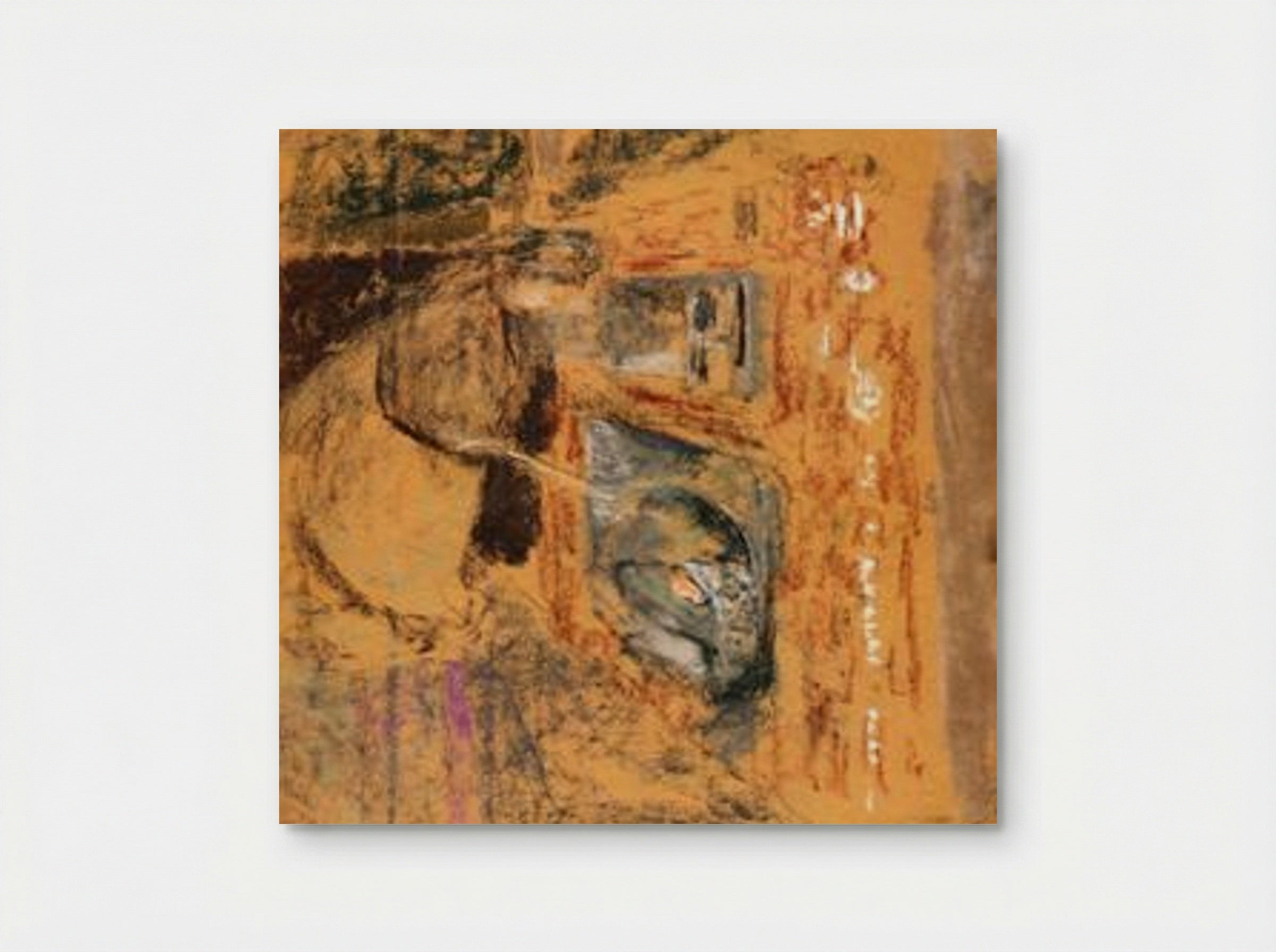 Woman in Front of the Fireplace - Édouard Vuillard - Poster