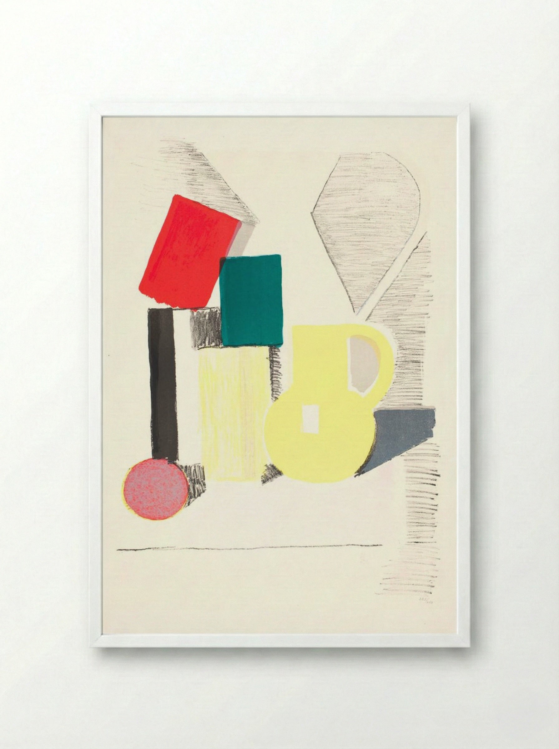 Setup - Vilhelm Lundstrøm - Framed Print White