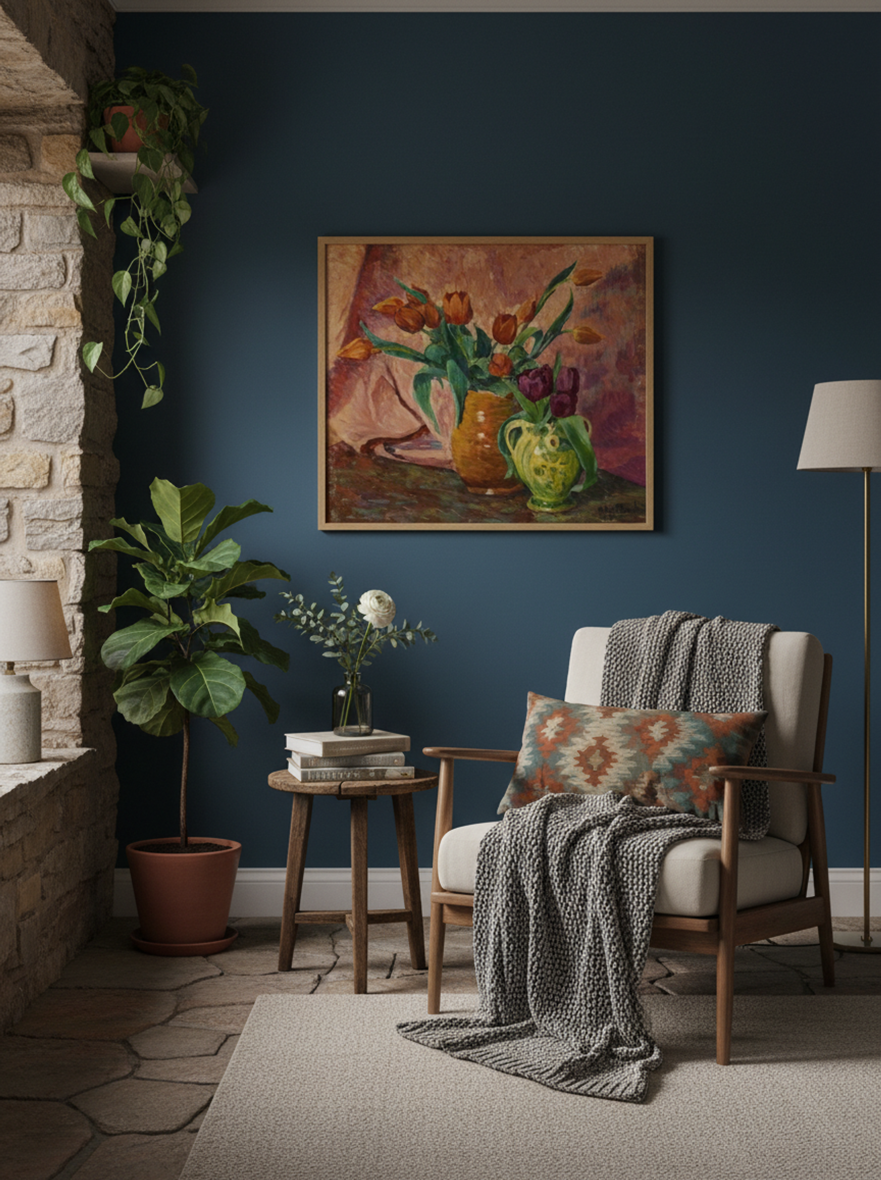 Two Vases with Tulips - Alfred William Finch - Lifestyle