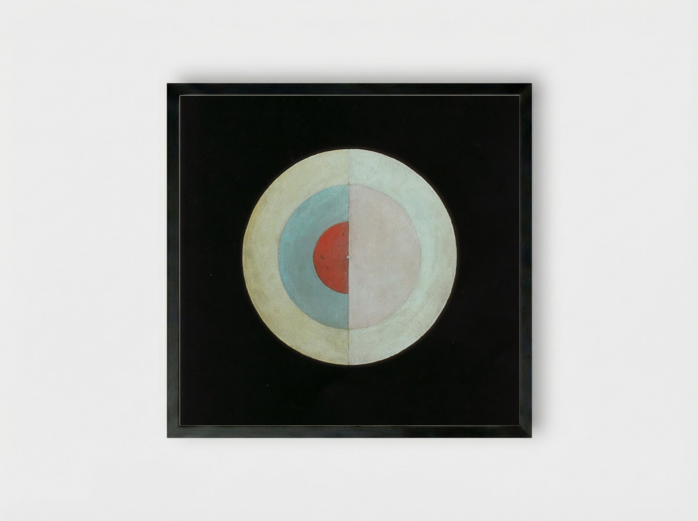 The Swan No. 16 - Hilma af Klint - Framed Print Black