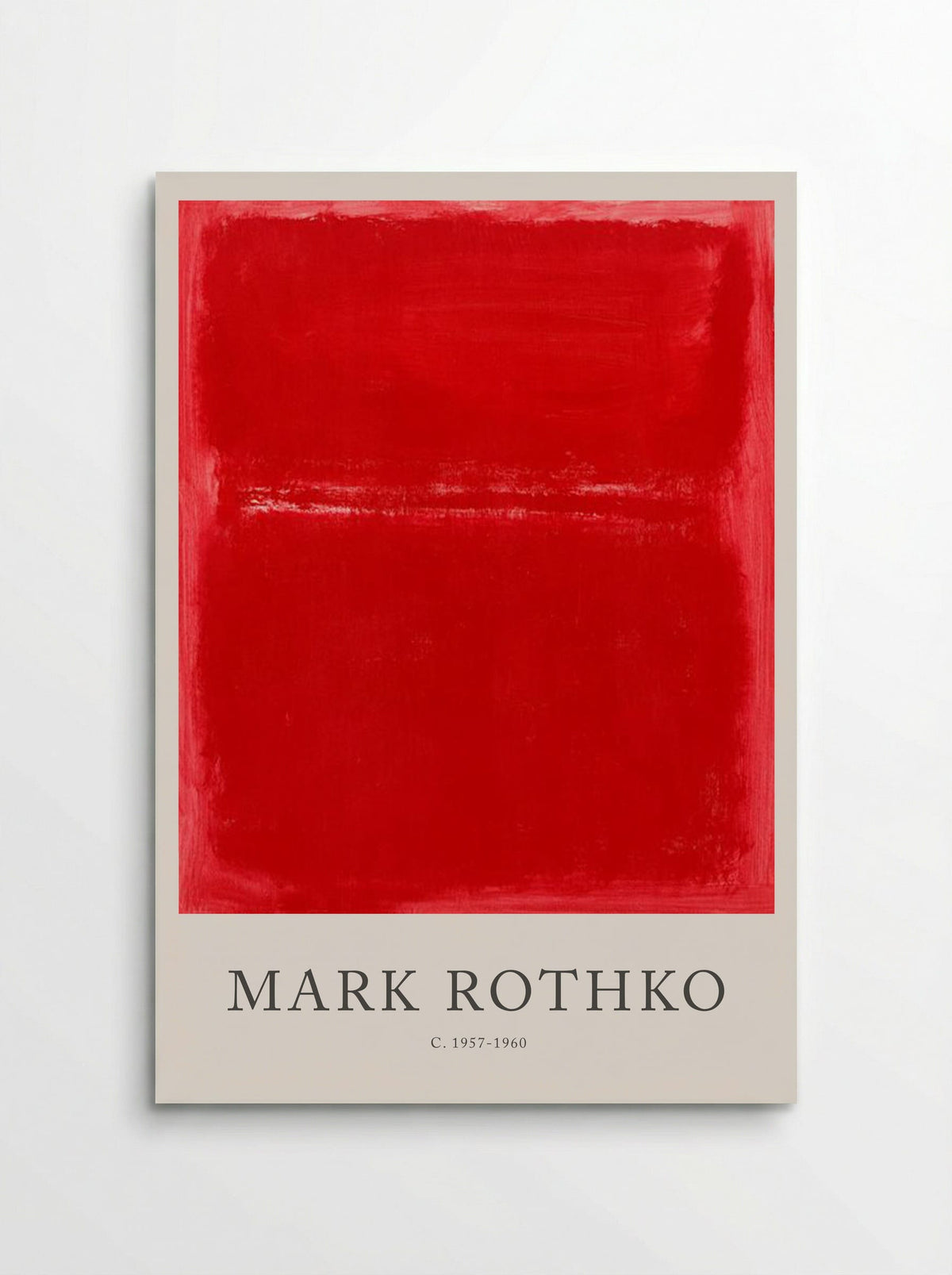 Untitled (Red Rectangle) - Mark Rothko - Poster