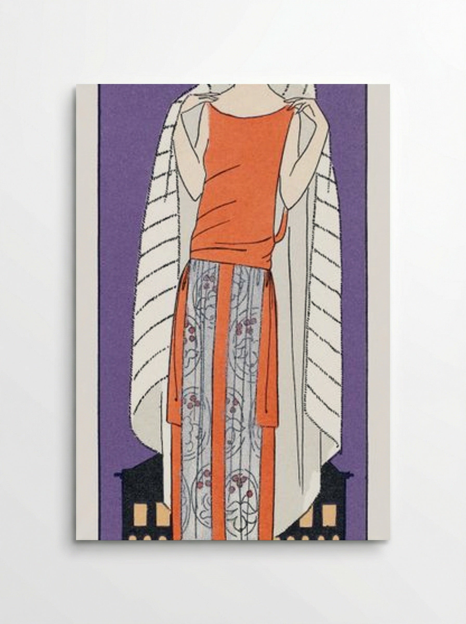 Evening Dress and Cape - Philippe et Gaston - Poster