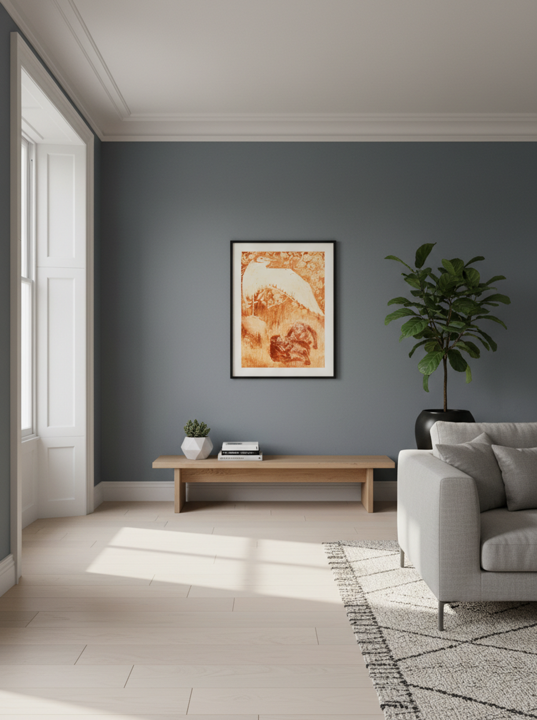 Reiger met drie apen (Heron with Three Monkeys) - Theo van Hoytema - Lifestyle