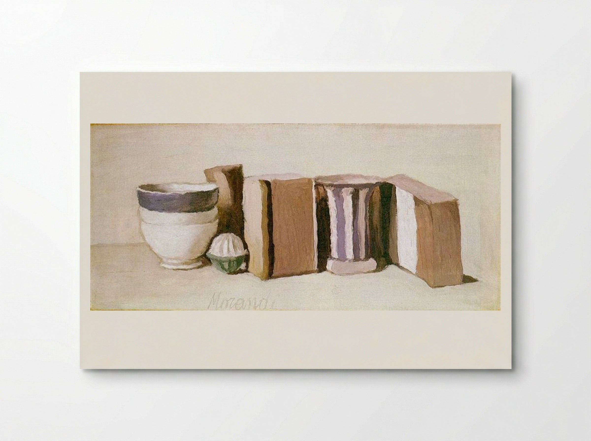 Still Life (Cups and Boxes) - Giorgio Morandi - Poster