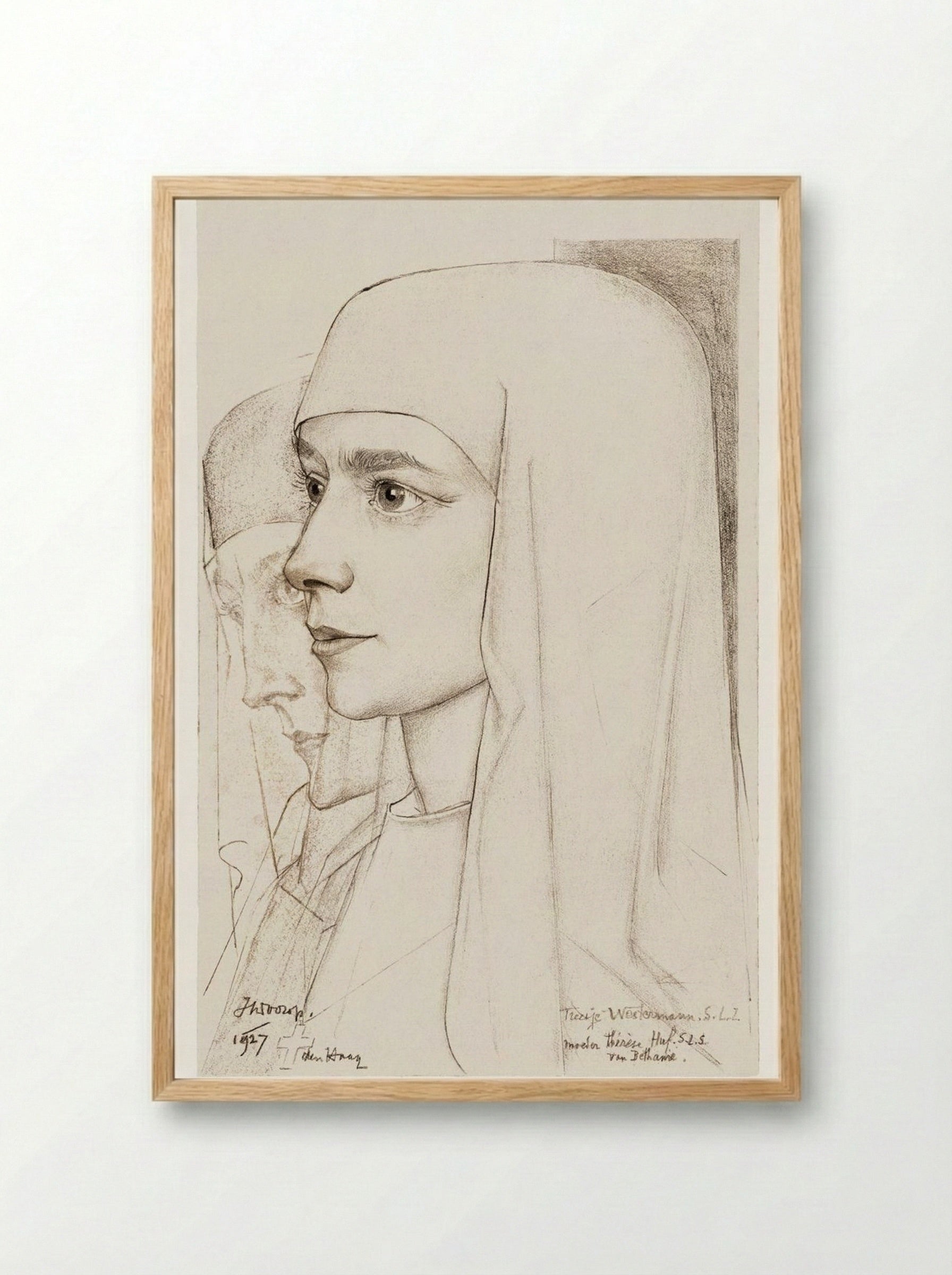 Portrait of Treesje Westermann - Jan Toorop - Framed Print Wood