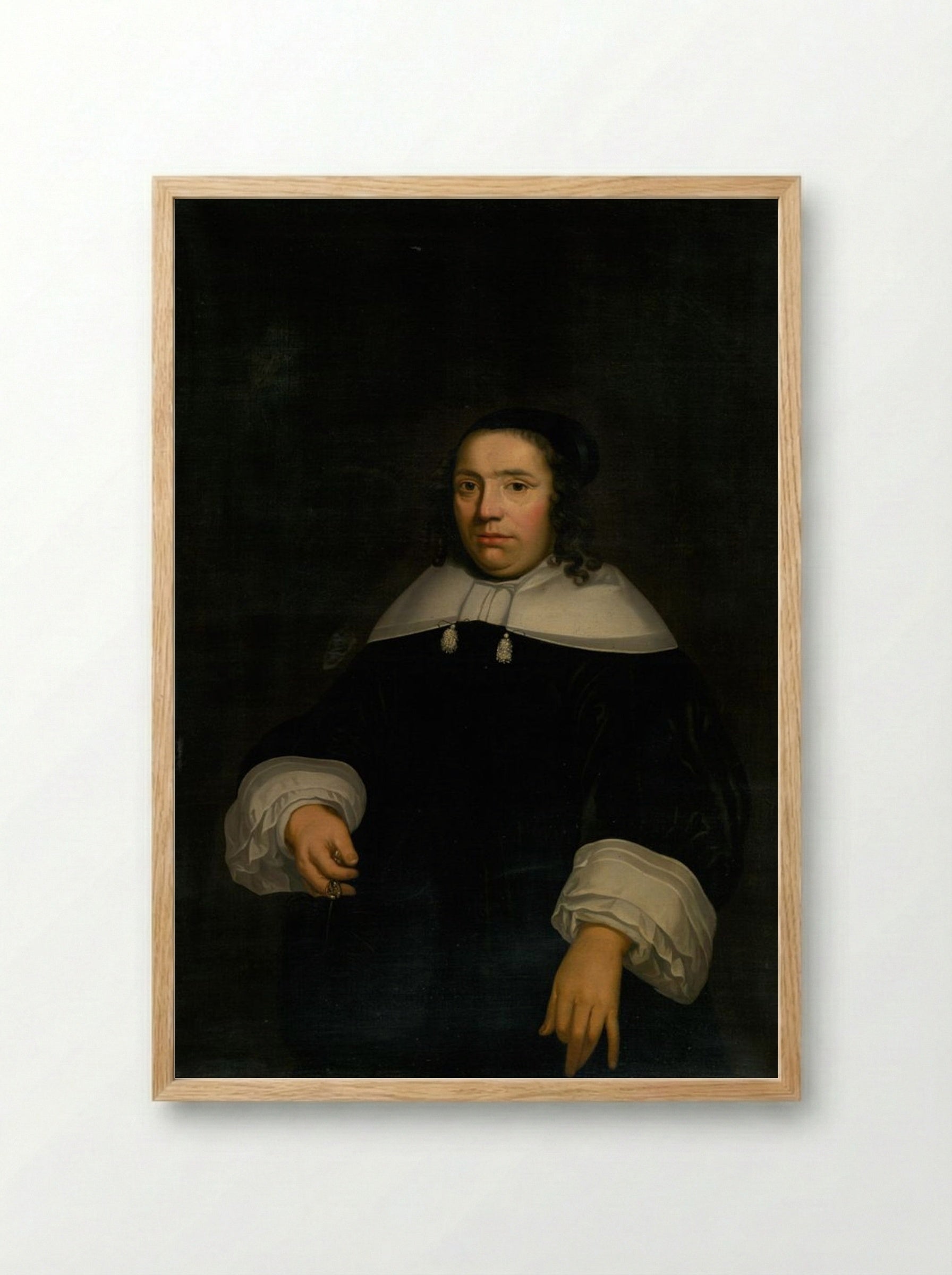 Portrait of Christina Pyll - Fine Art Print - Framed Print Wood