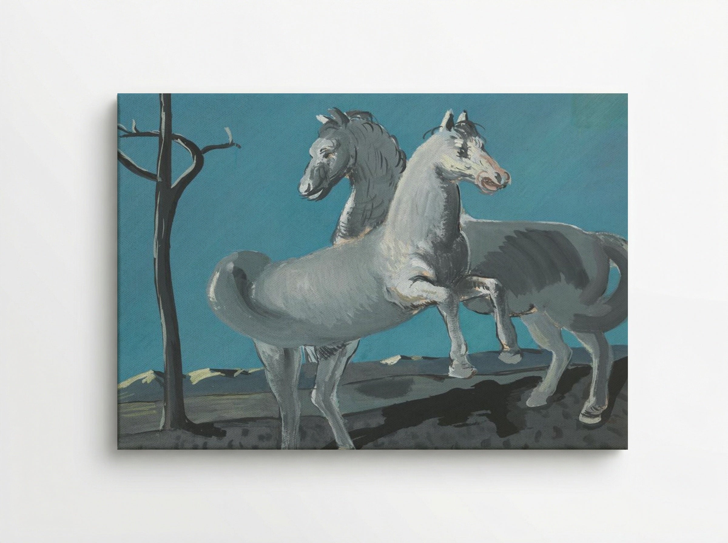 Study of Horses - Cyprián Majerník - Canvas