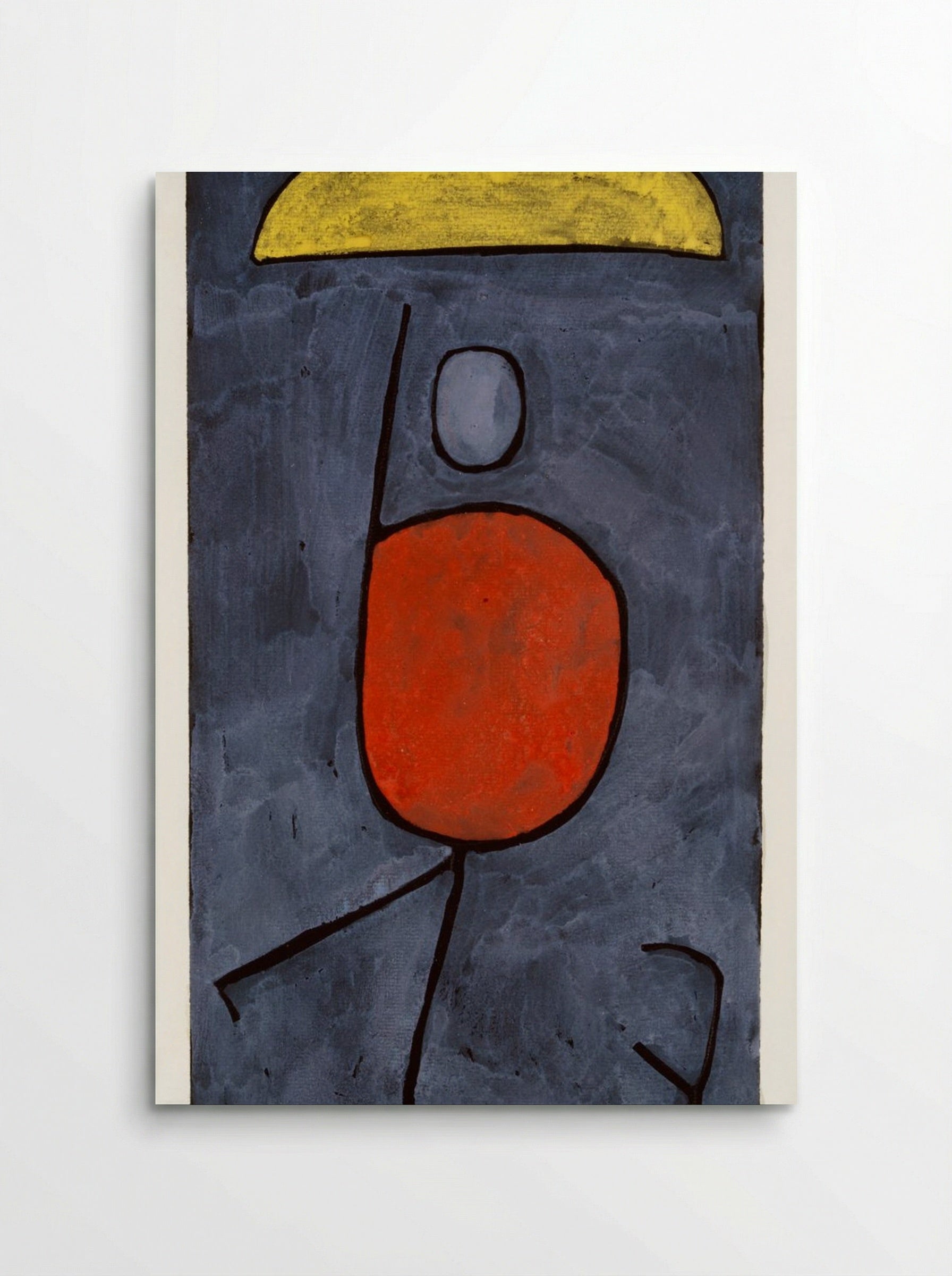 With Umbrella - Paul Klee - Poster