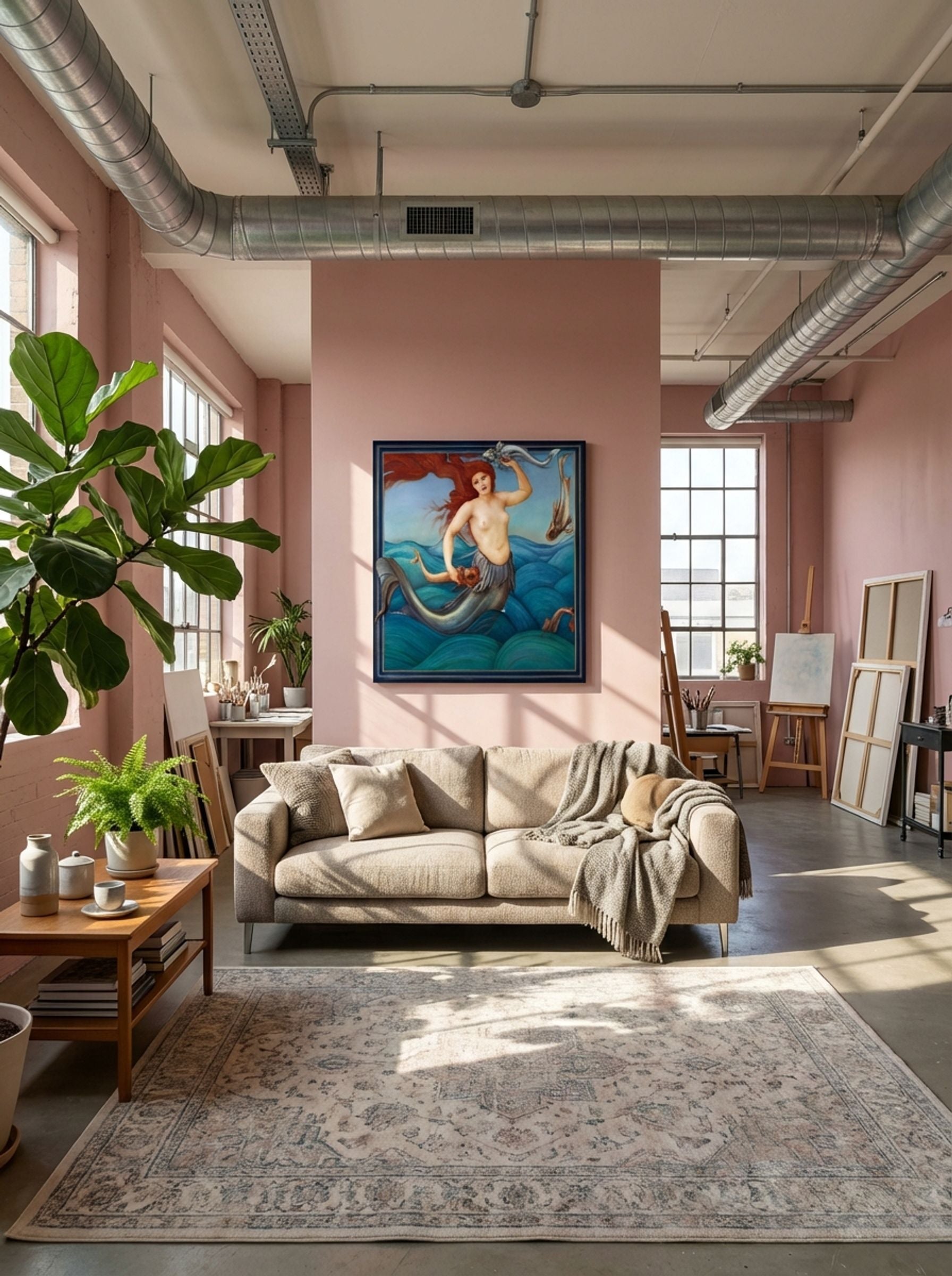 A Sea Nymph - Edward Burne-Jones - Lifestyle