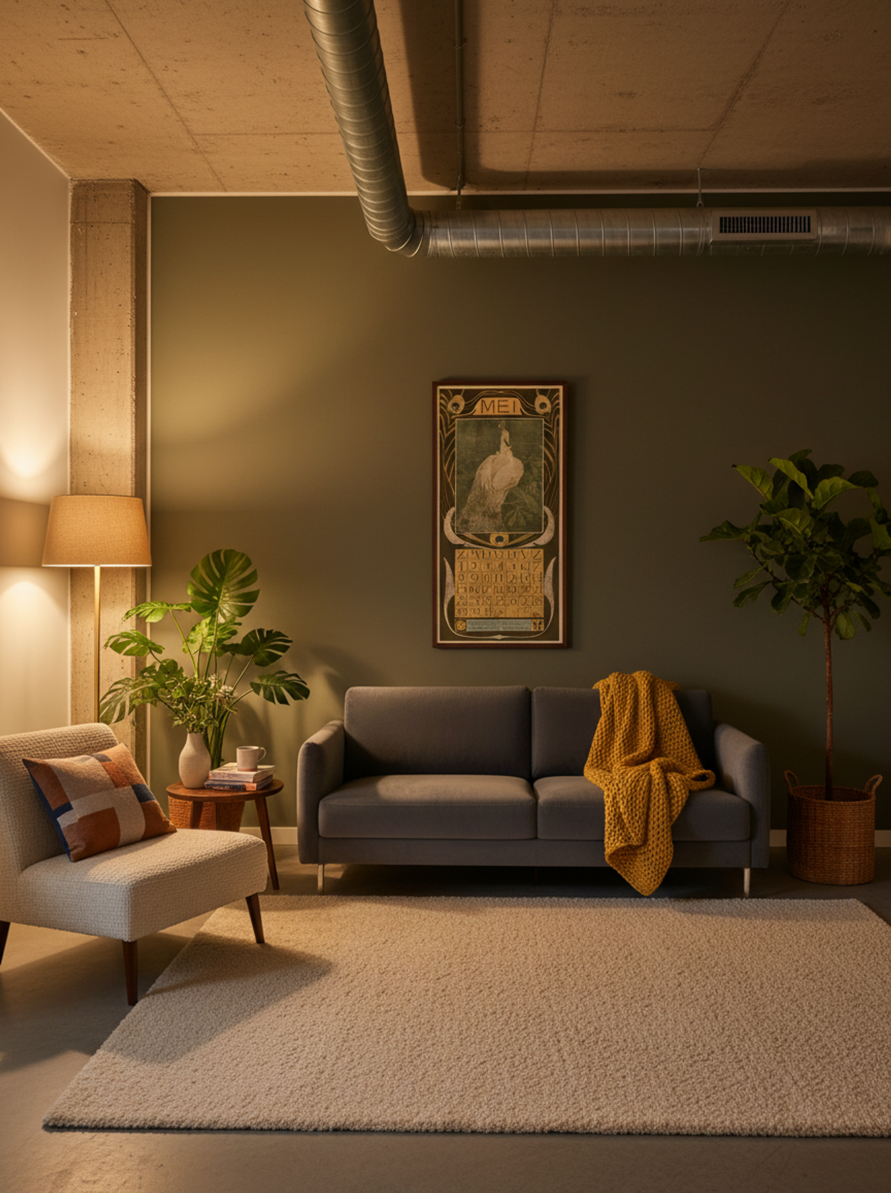 Kalenderblad Mei met Twee Pauwen - Theo van Hoytema - Lifestyle