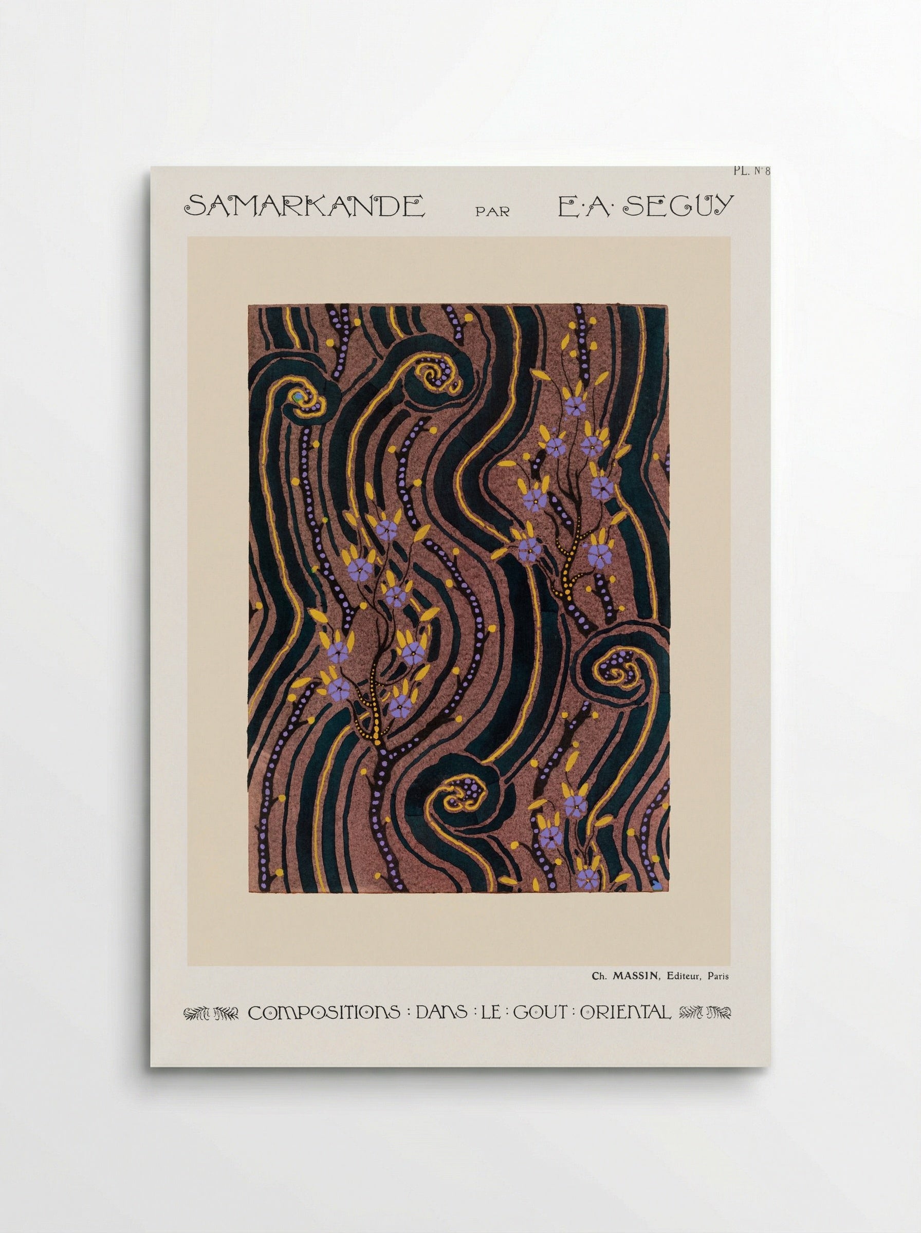 Samarkande (Plate 8, Compositions in the Oriental Style) - Émile-Allain Séguy - Poster