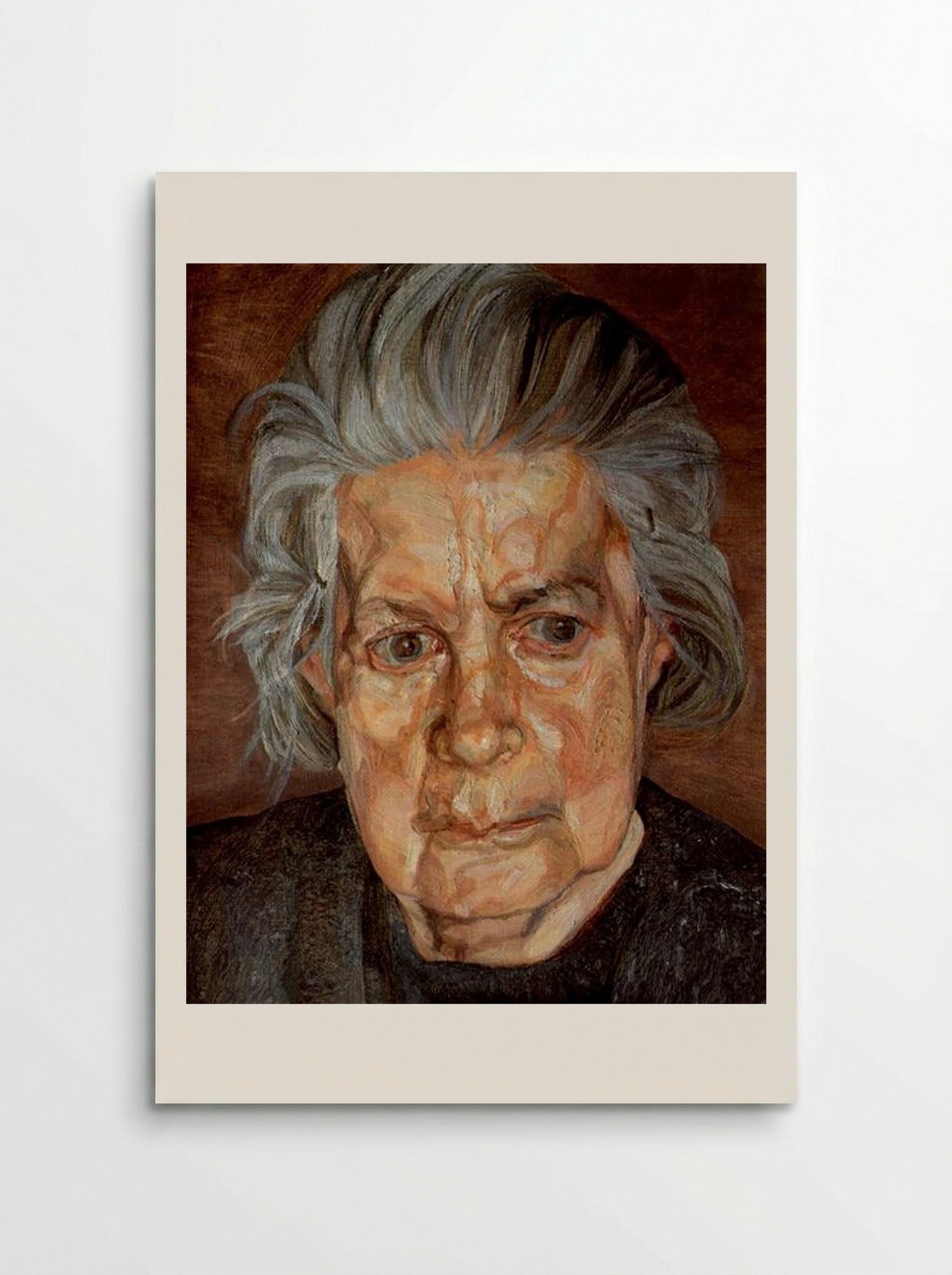 The Painter's Mother II - Lucian Freud - Poster