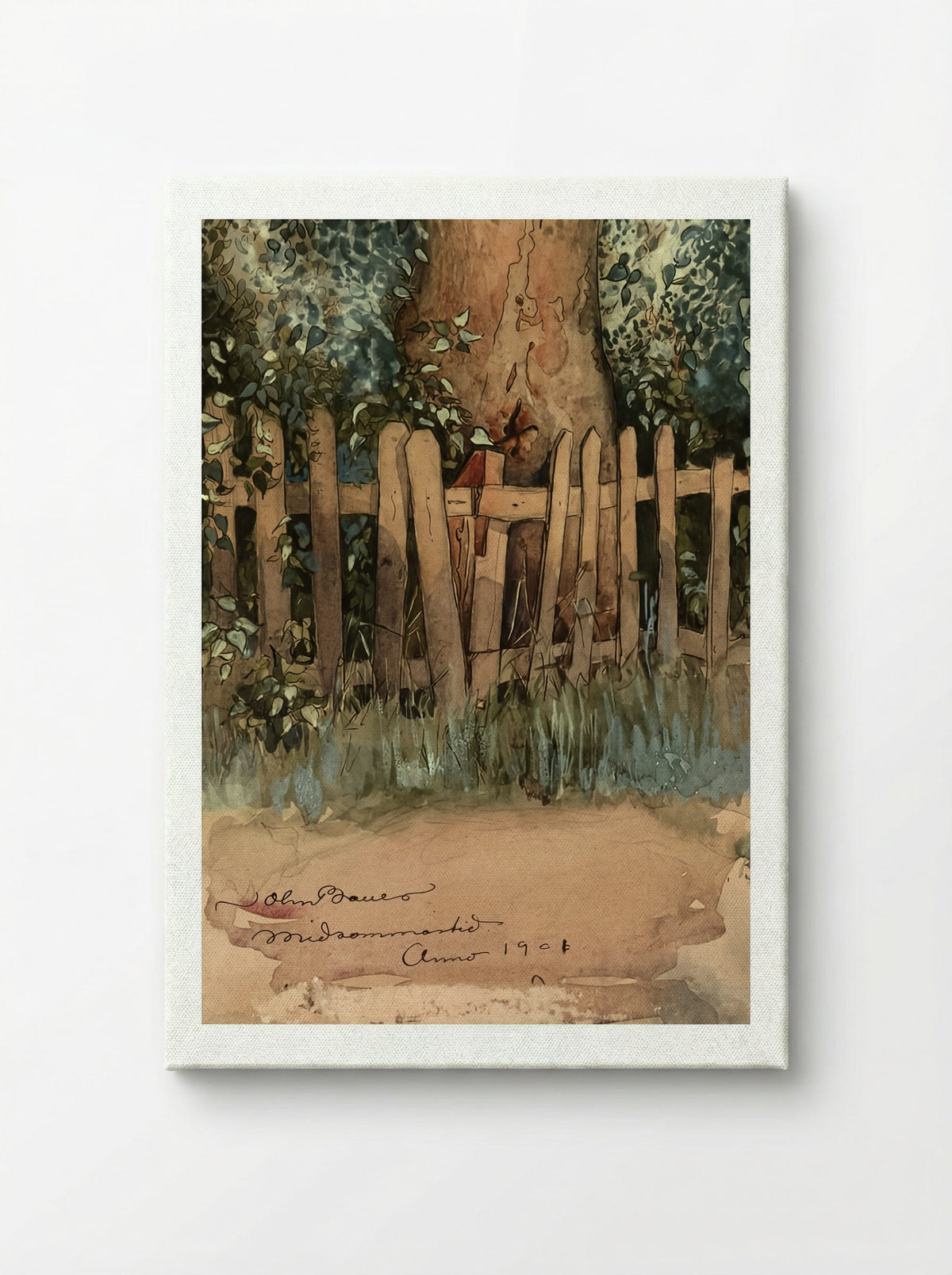 Midsummer Time - John Bauer - Canvas