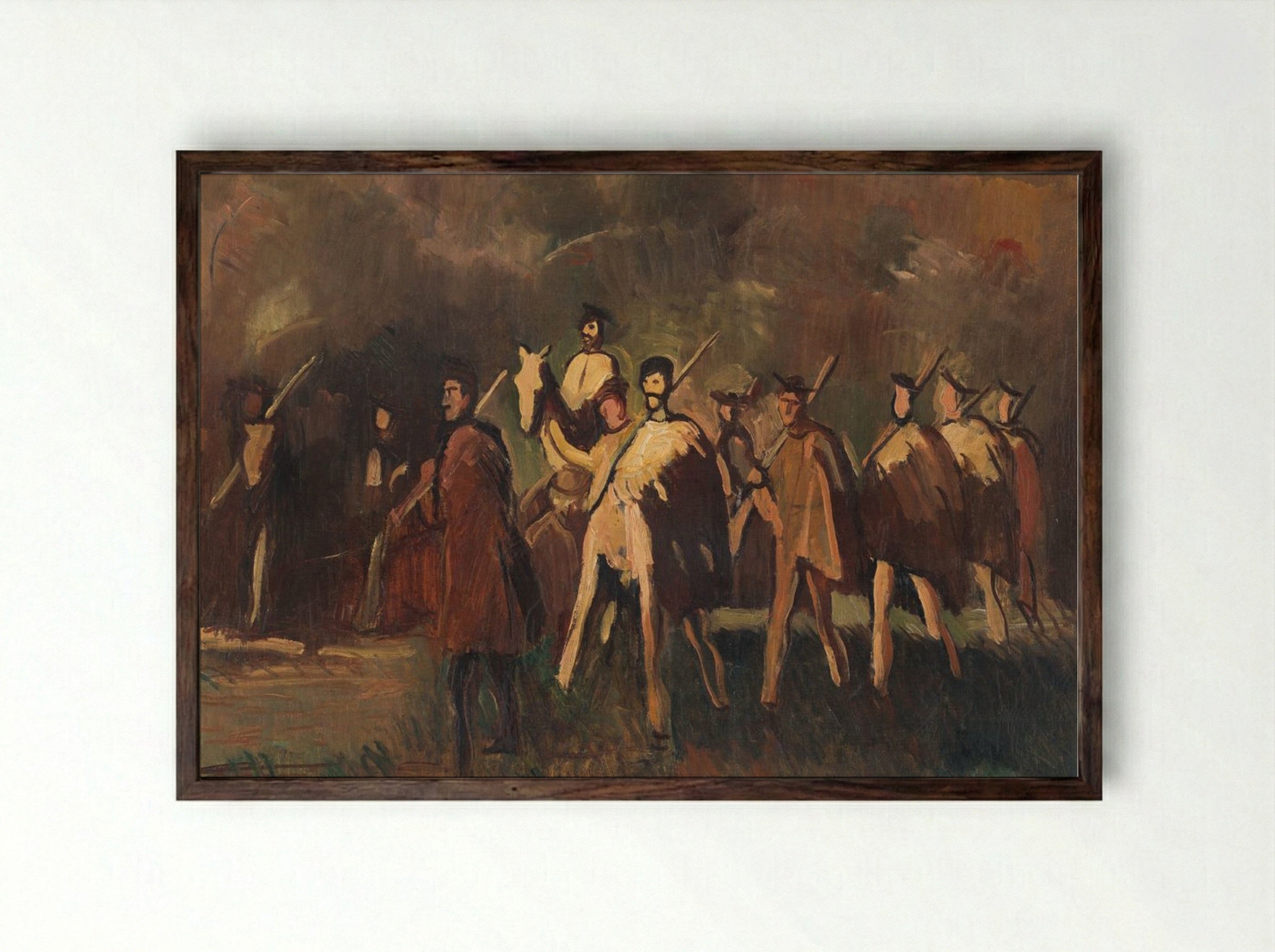 Expedition - Cyprián Majerník - Framed Print Dark Wood