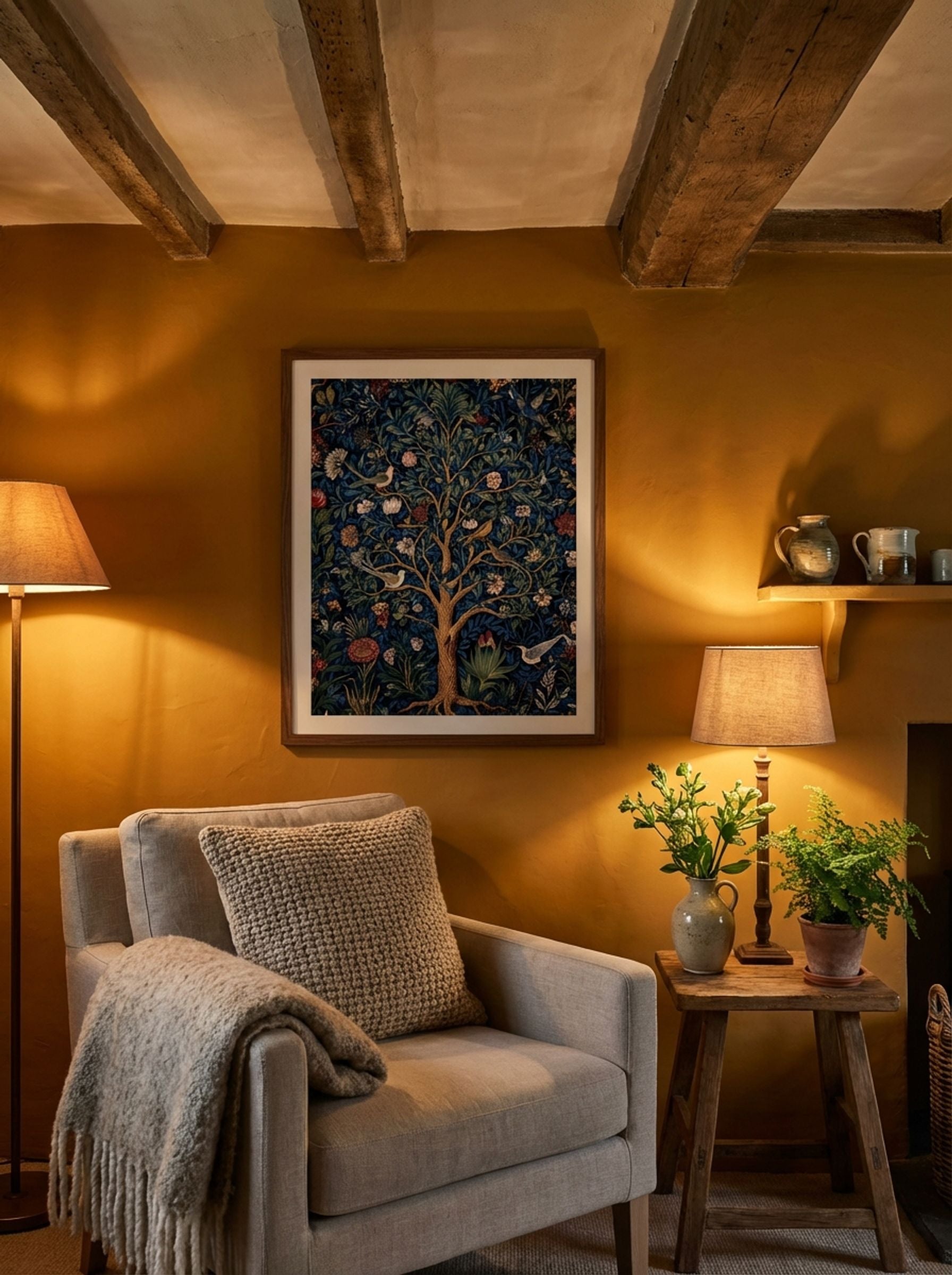 Songbirds in the Midnight Garden - William Morris