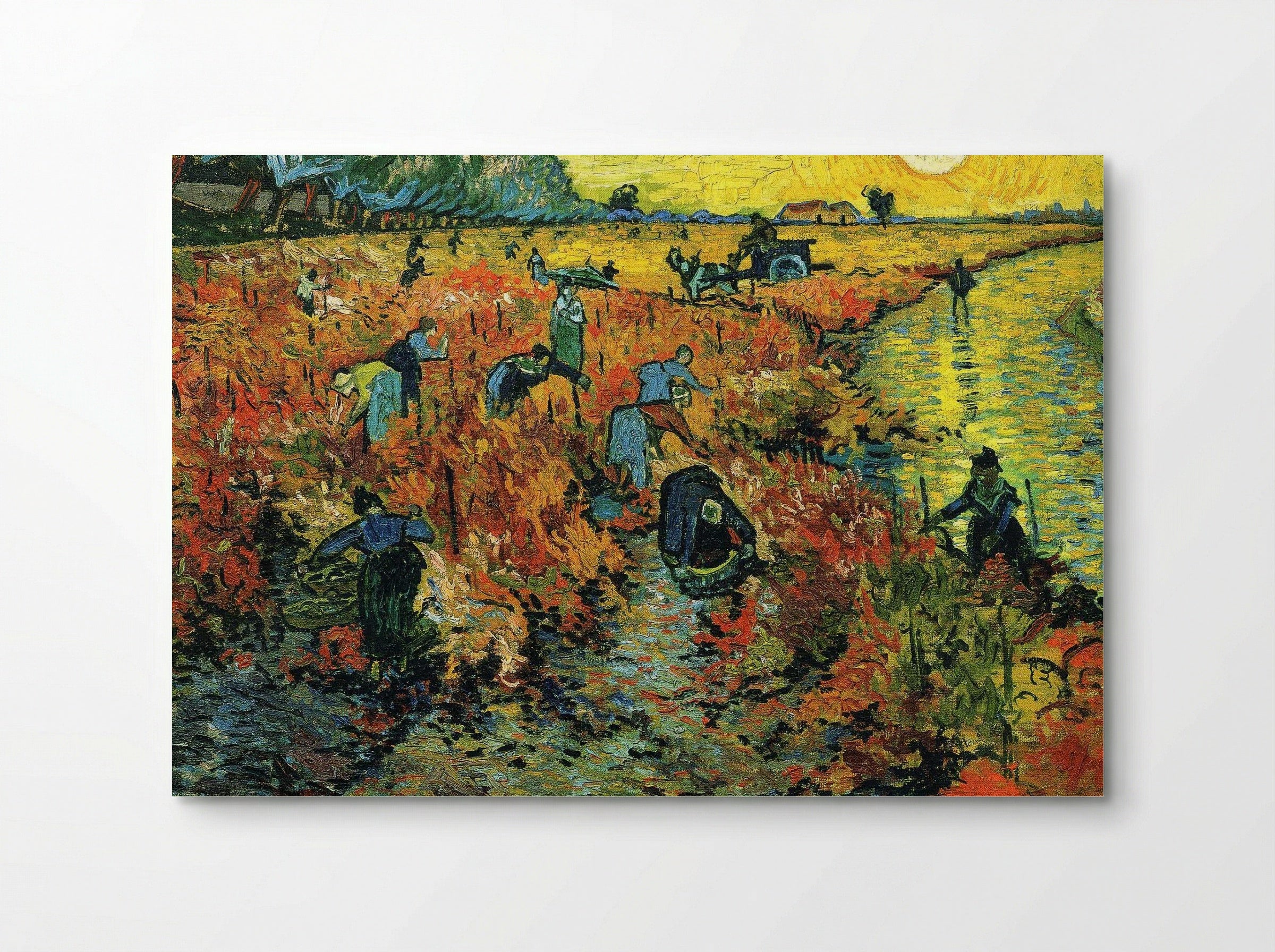 The Red Vineyard - Vincent van Gogh - Poster