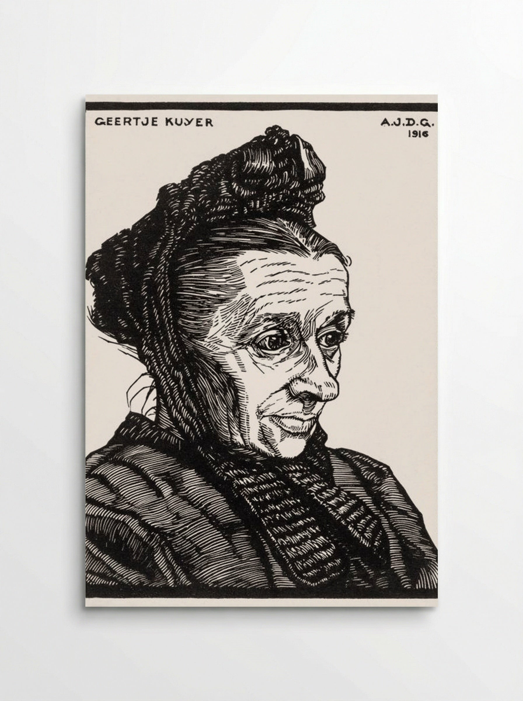 Portrait of Geertje Kuijer - Julie de Graag - Poster