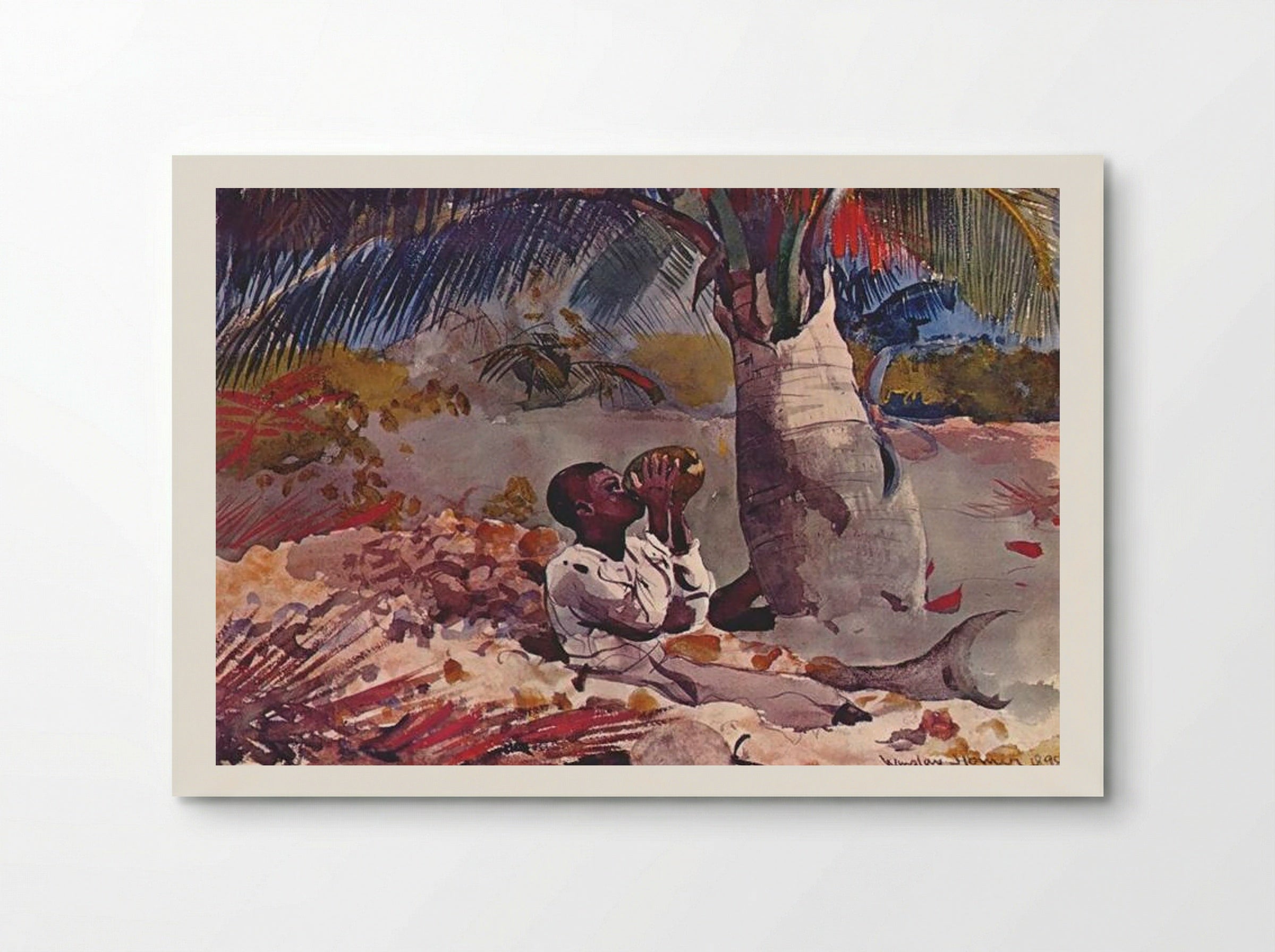 Under the Coco Palm - Winslow Homer - Poster