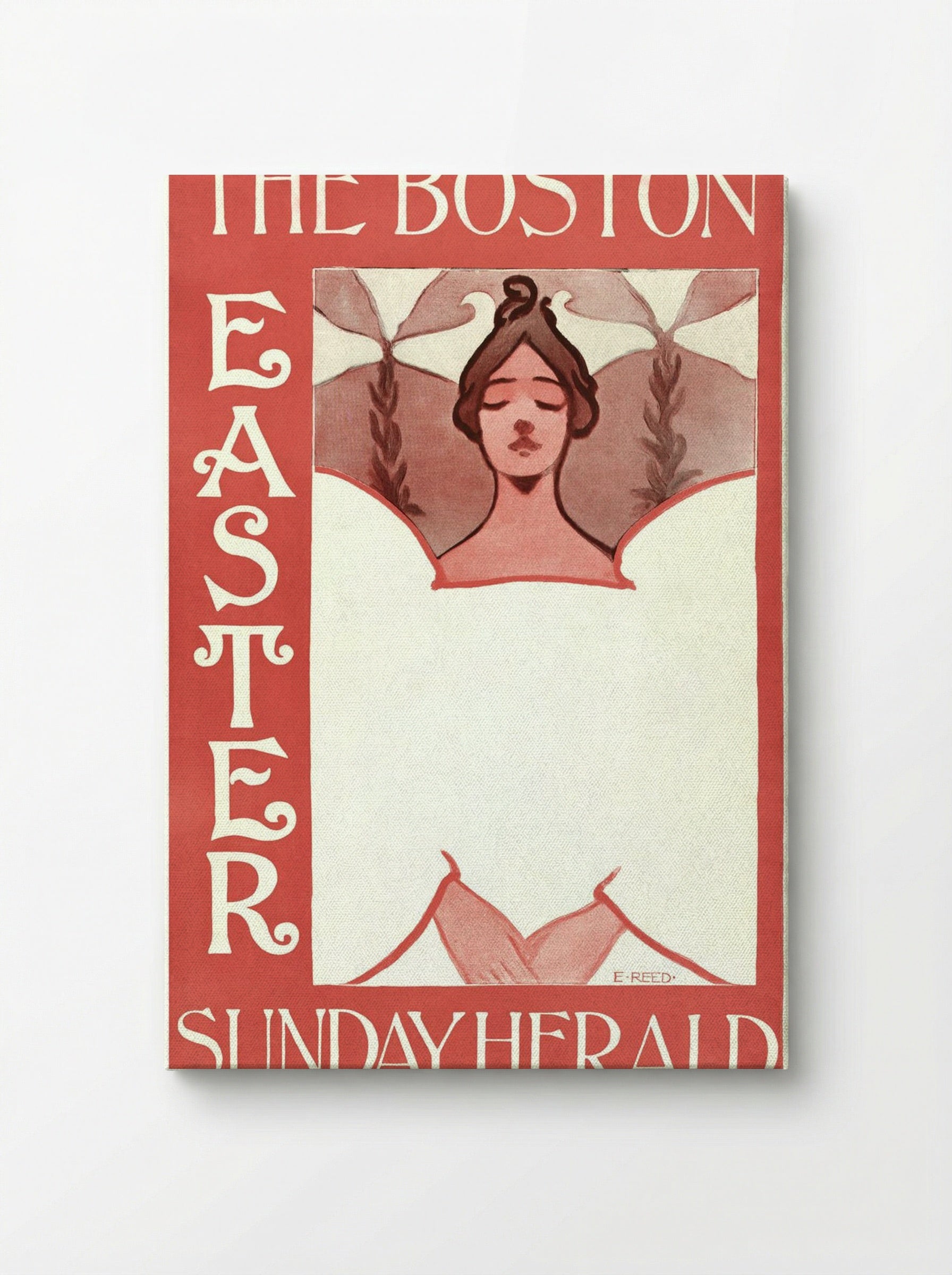 The Boston Easter Sunday Herald - Ethel Reed - Canvas
