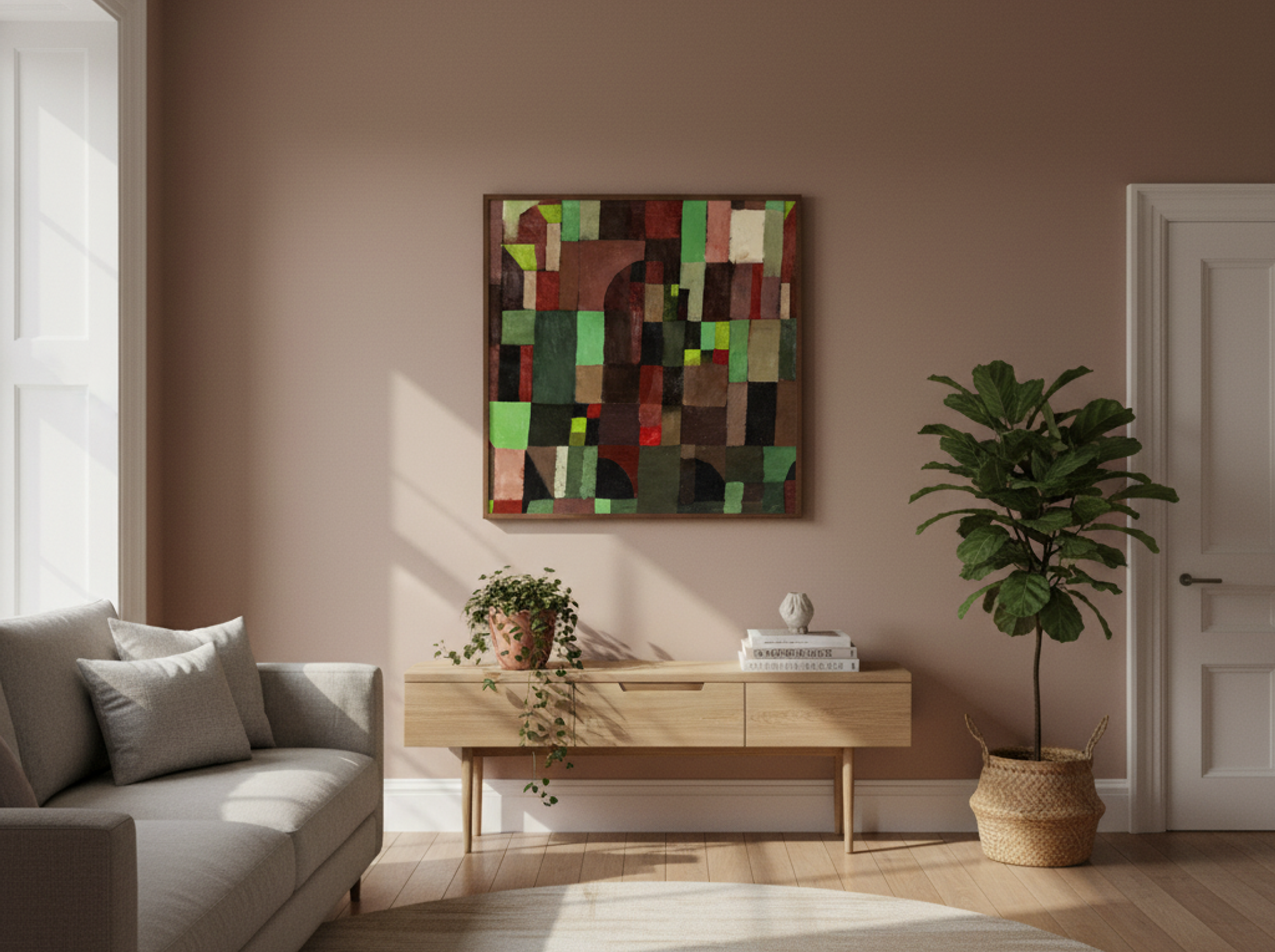 Red and Green Architecture - Paul Klee - Lifestyle