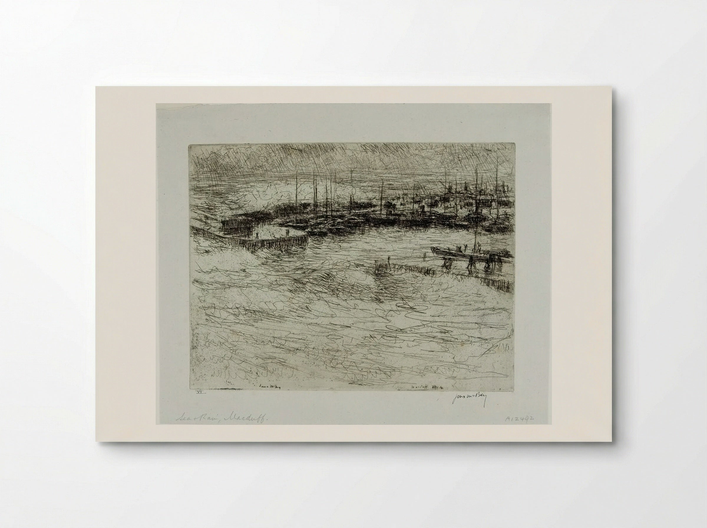 Sea and Rain, McDuff - James McBey - Poster