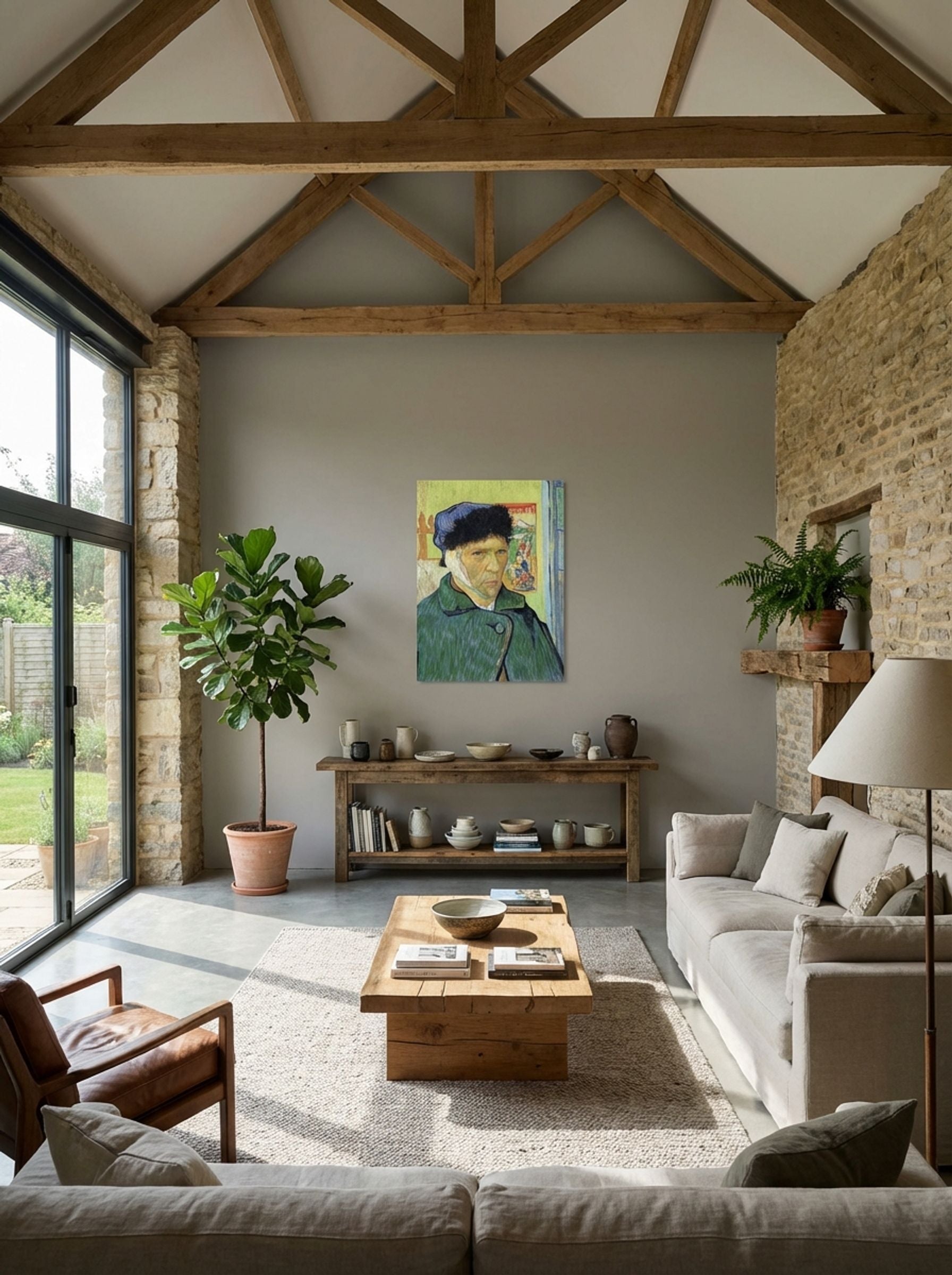 Self-Portrait with Bandaged Ear - Vincent van Gogh - Lifestyle