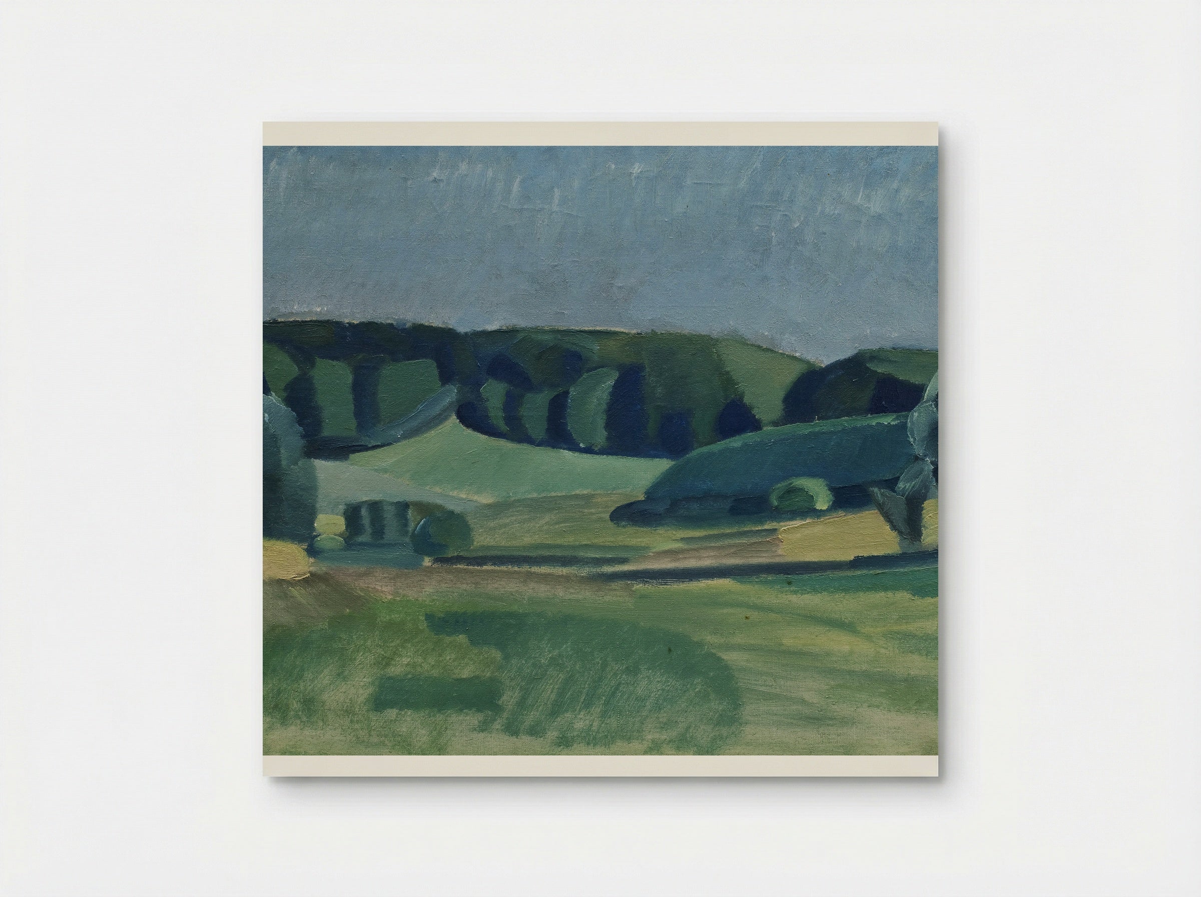 Landscape with Green Fields - Harald Giersing - Poster