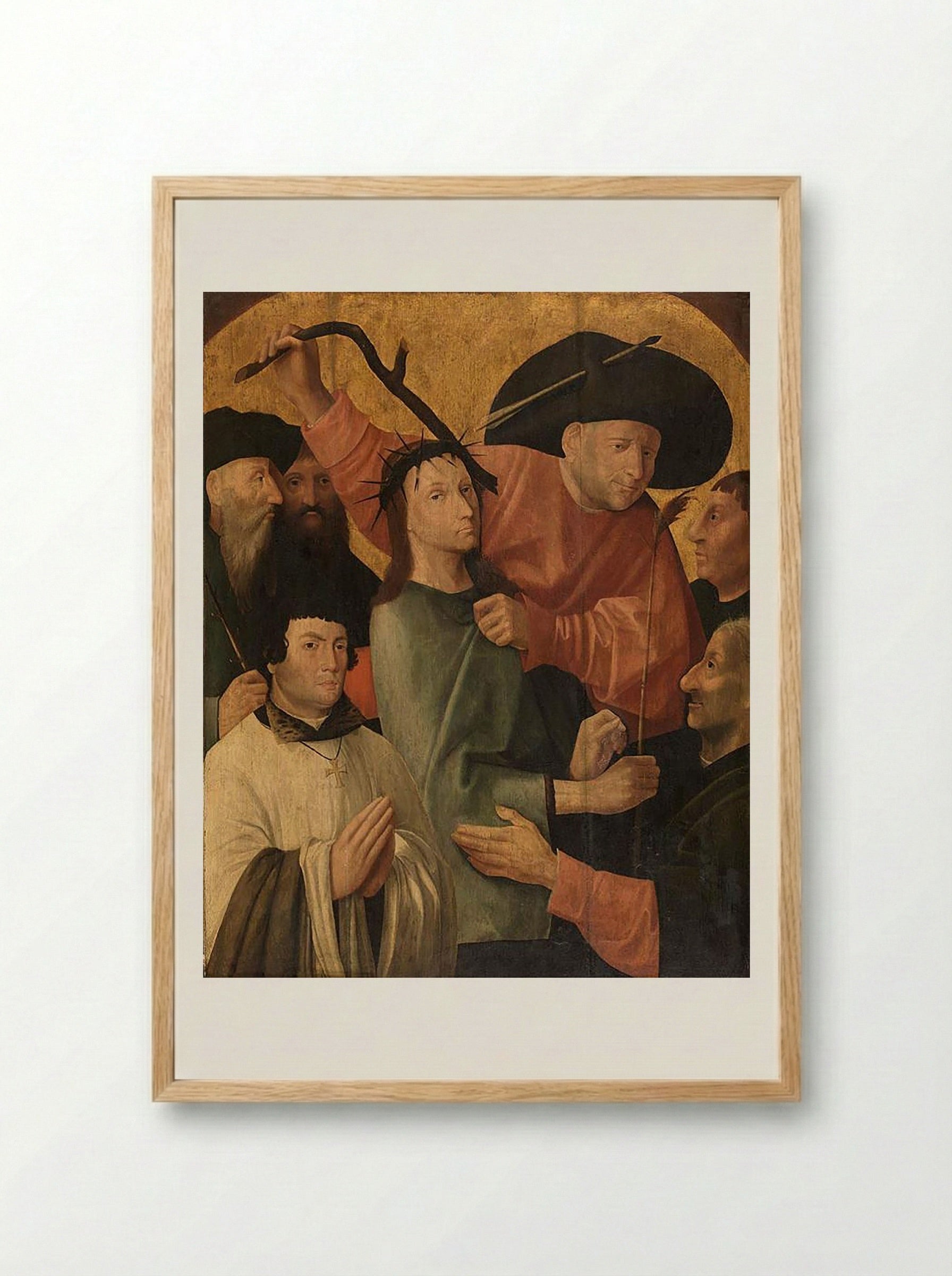 Christ Mocked - Fra Angelico - Framed Print Wood