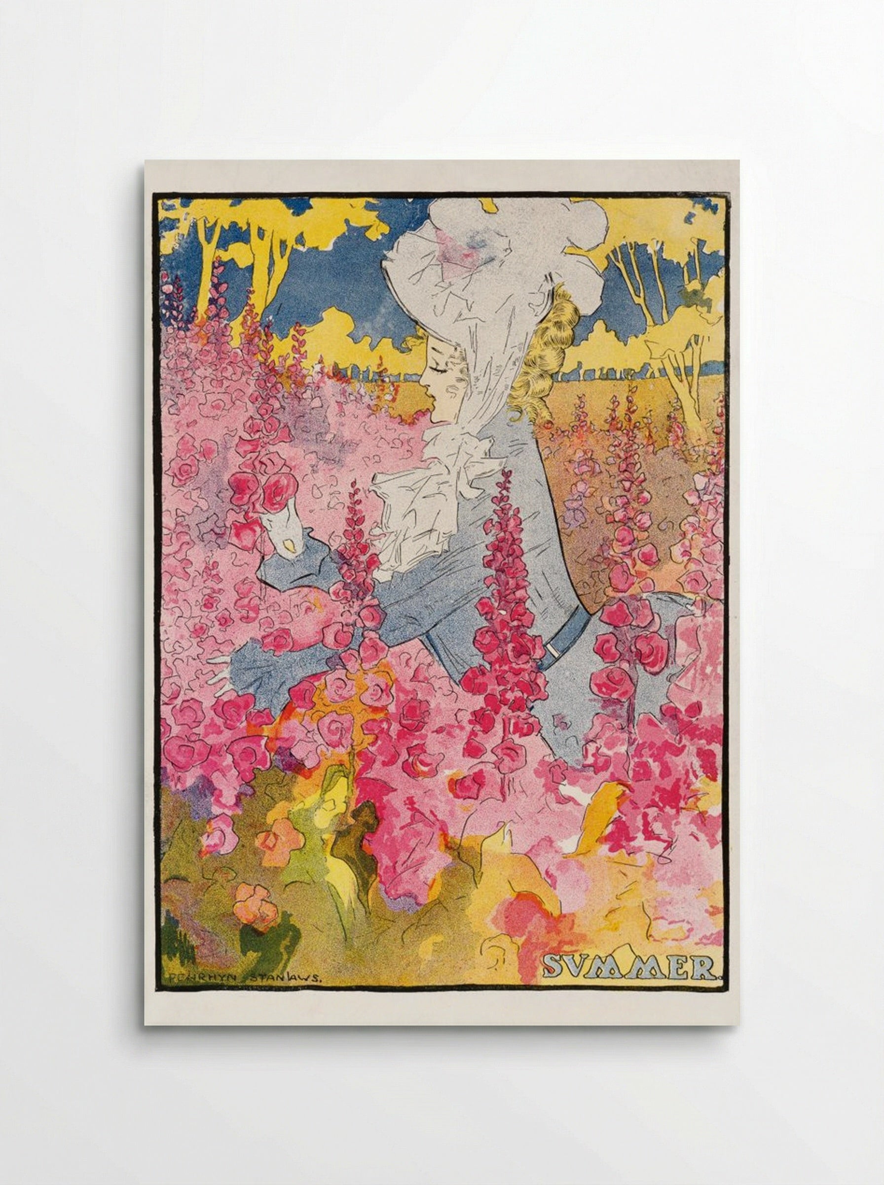 Summer - Penrhyn Stanlaws - Poster