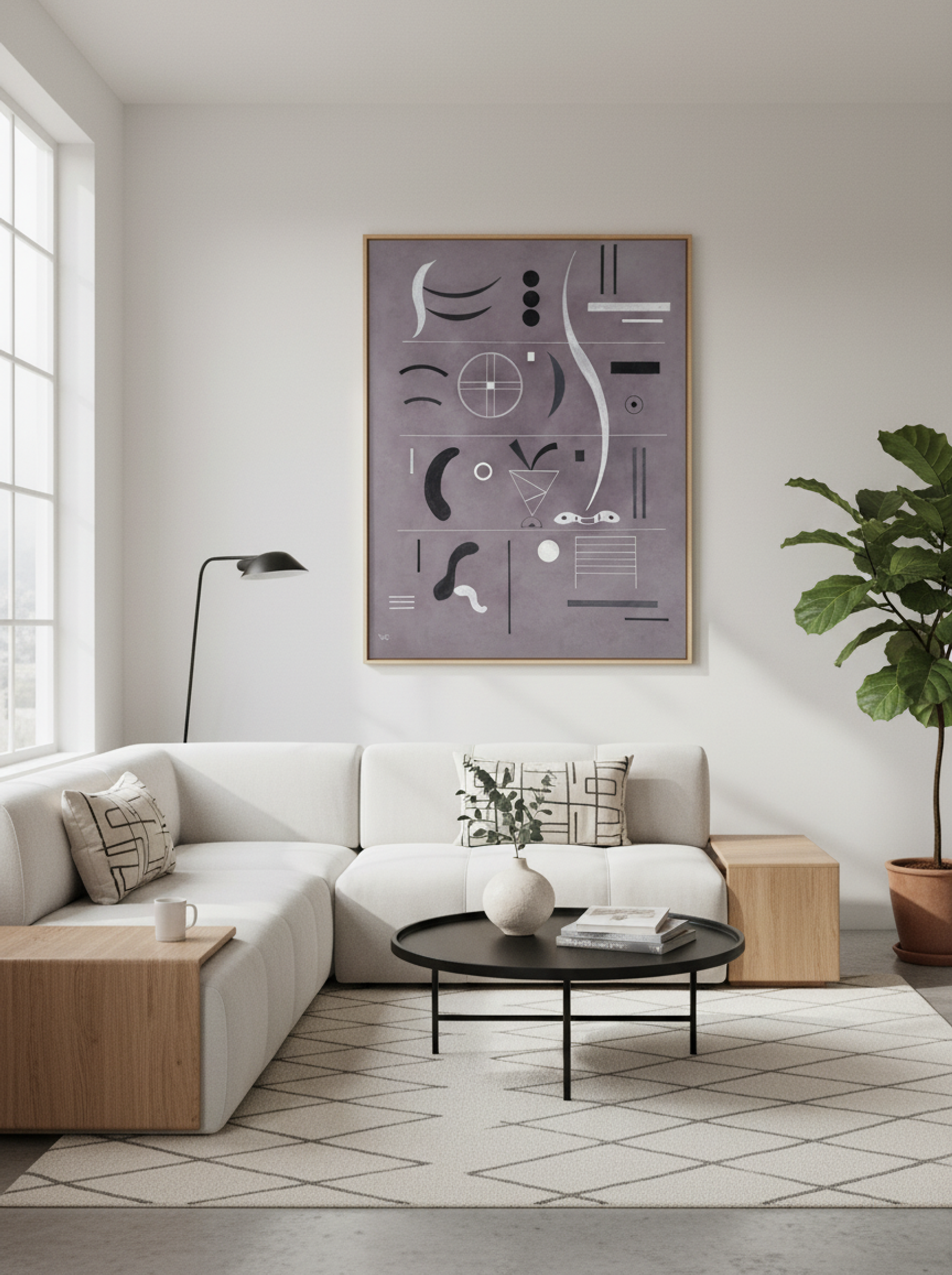 Four Parts - Wassily Kandinsky - Lifestyle