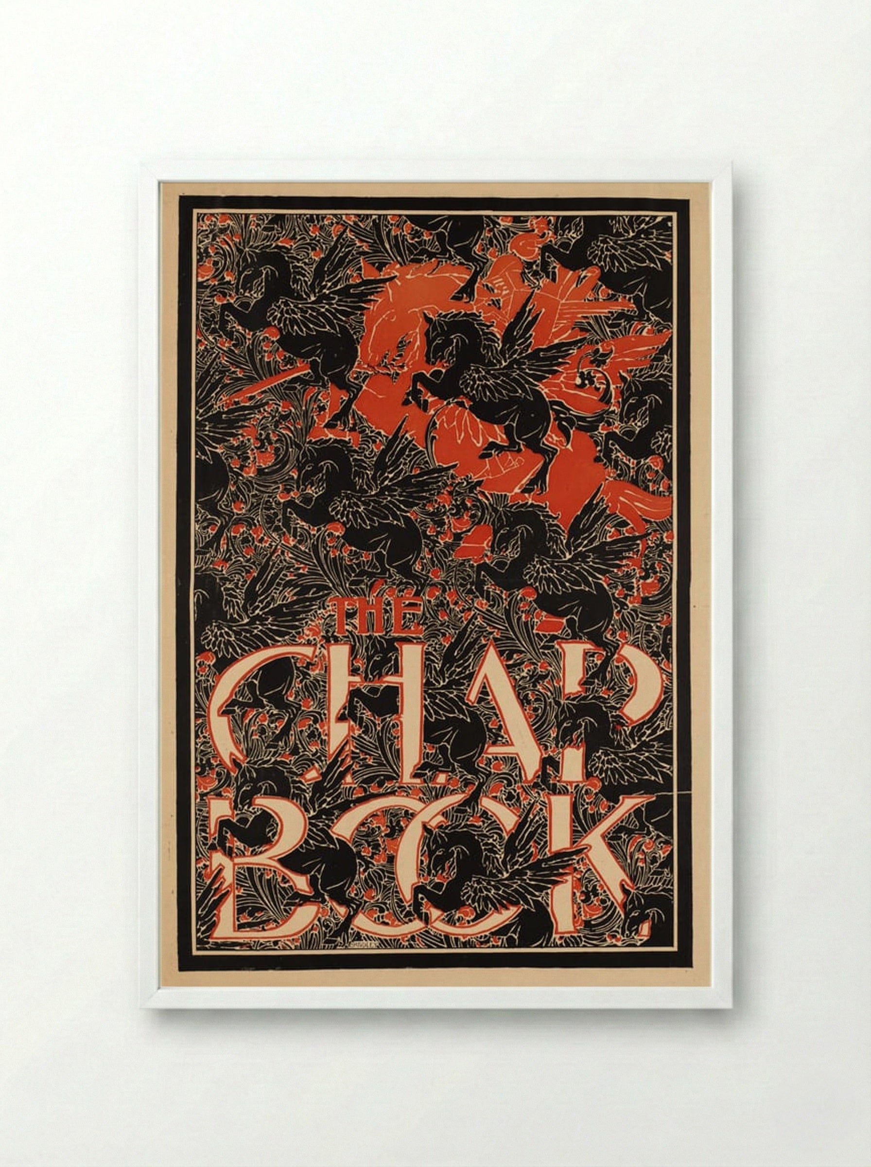 The Chap-Book - Will H. Bradley - Framed Print White