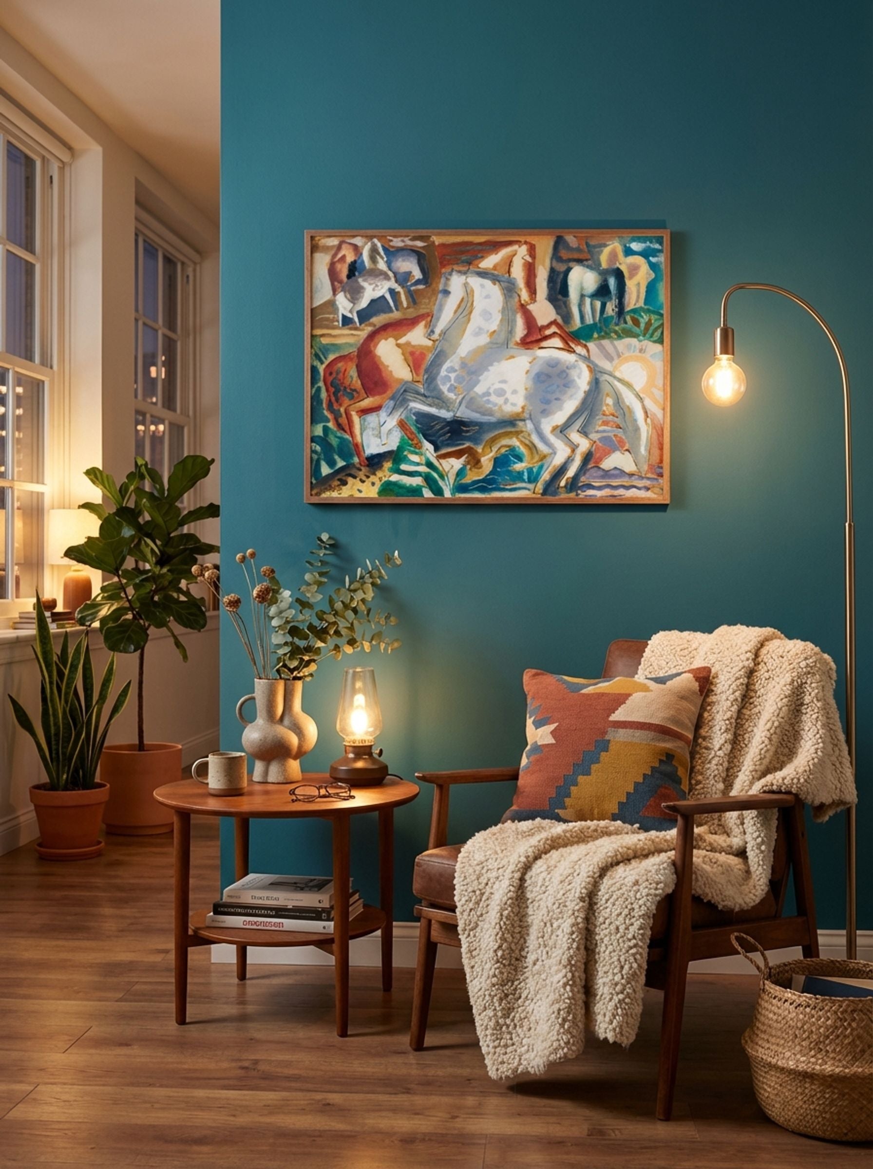 Horses in Landscape - Leo Gestel - Lifestyle