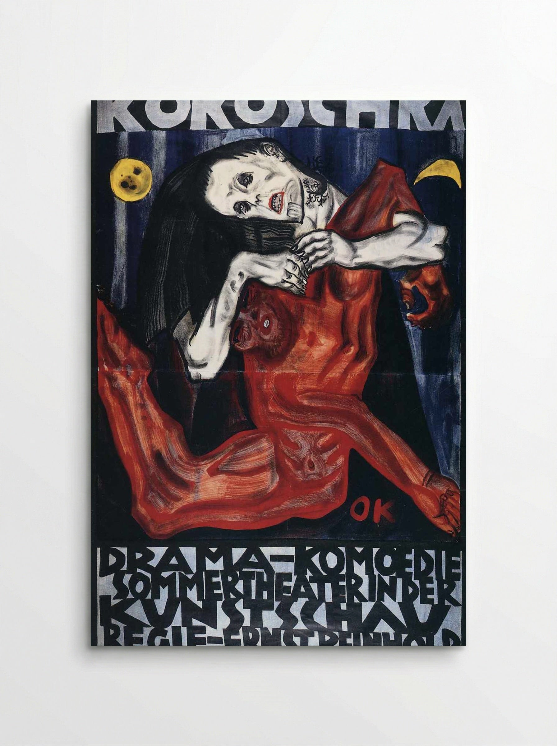 Pieta (Drama Komödie Sommer Theater Poster) - Oskar Kokoschka - Poster