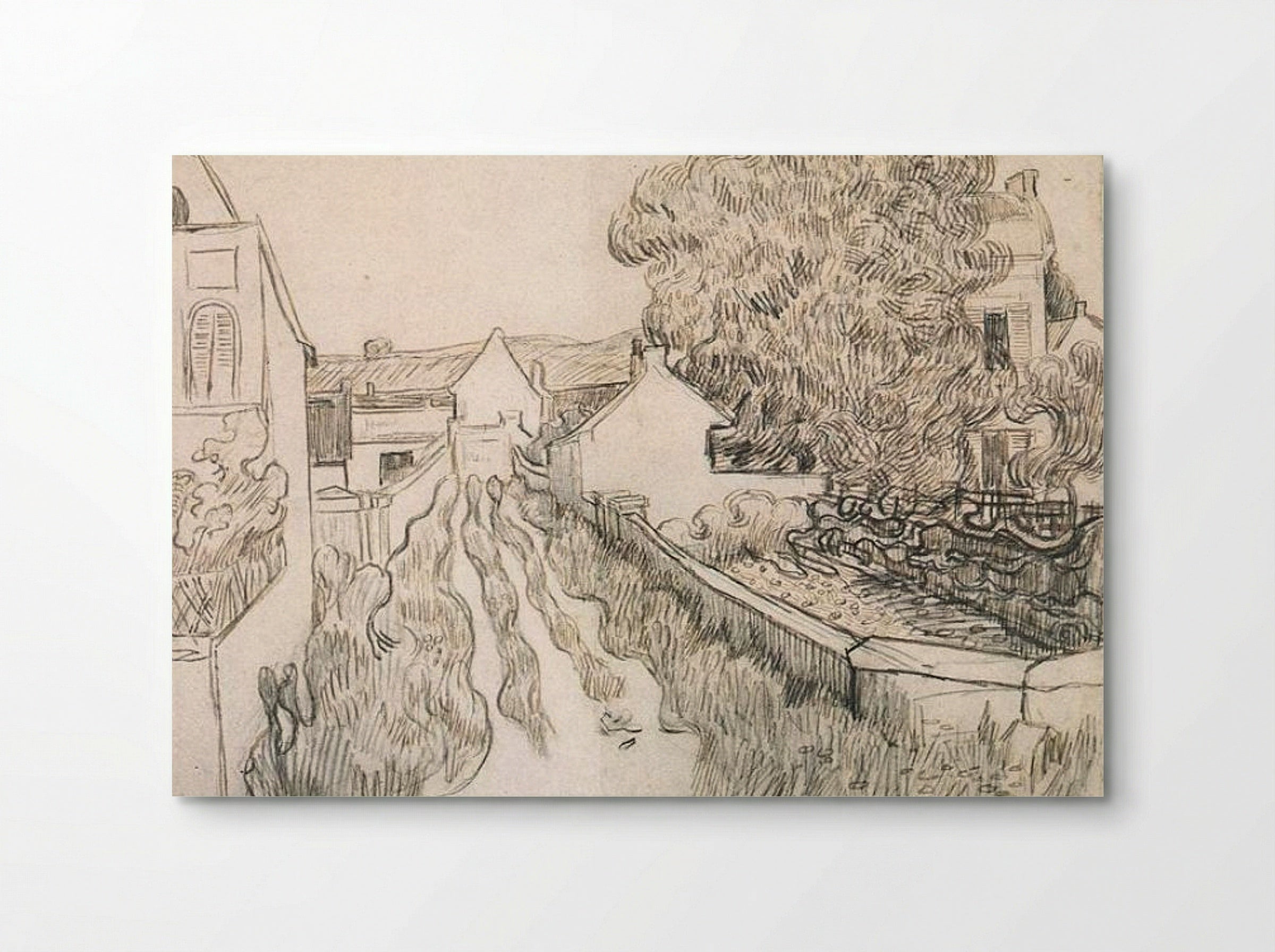 Village Street - Vincent van Gogh - Poster