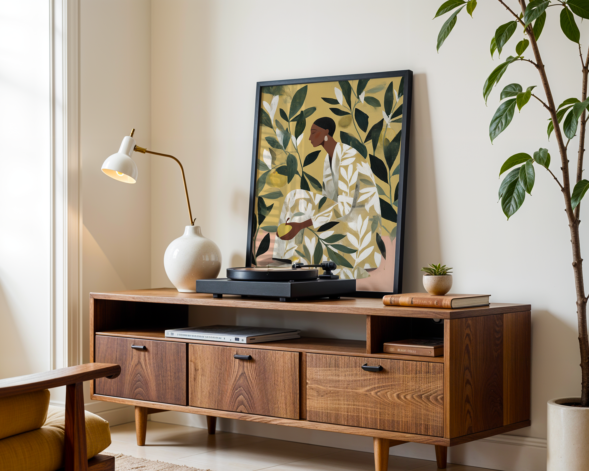 lemon-garden-figure-modern-botanical-art-print mockup