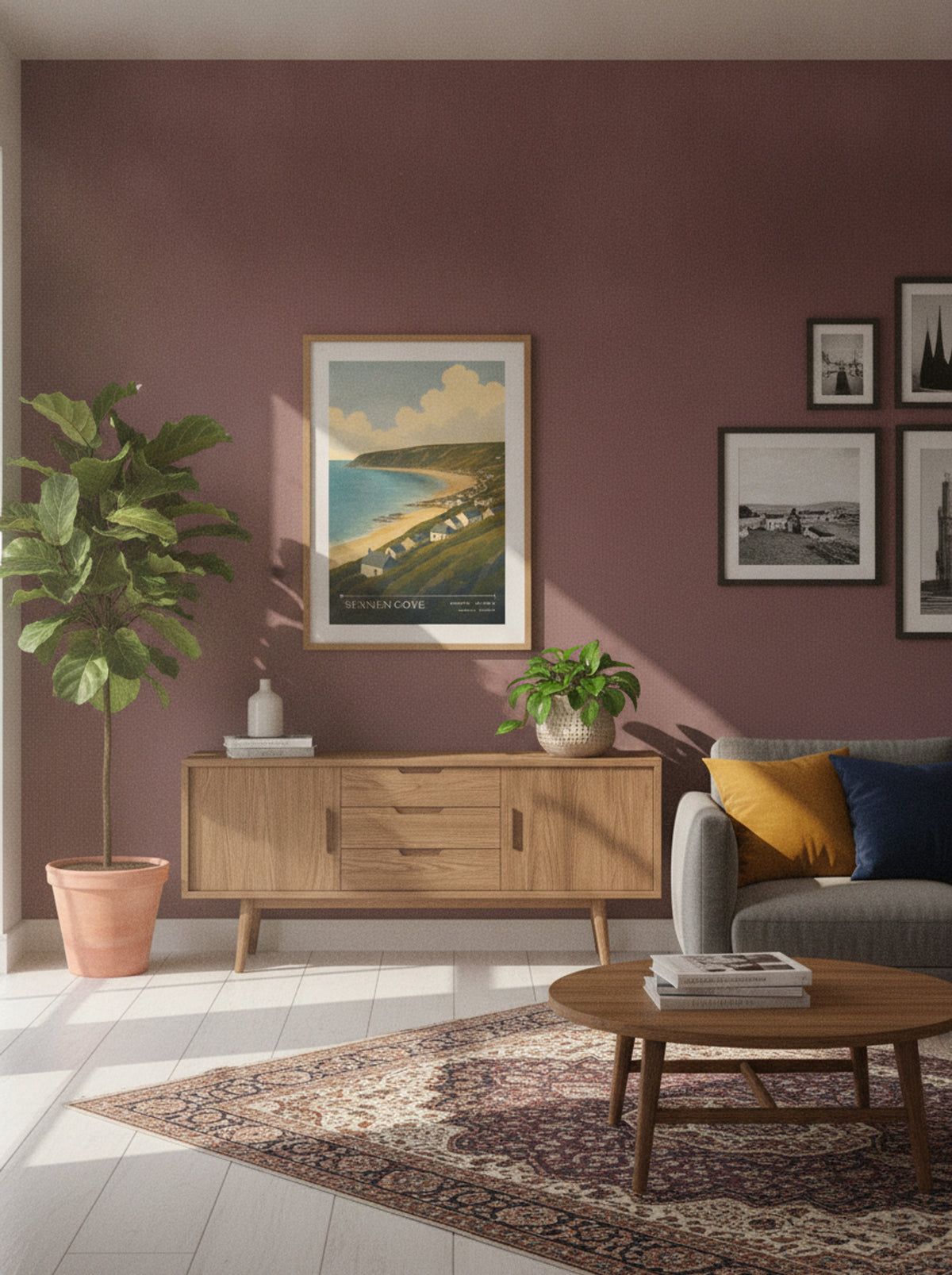 Sennen Cove Cornwall Travel Poster - Lifestyle