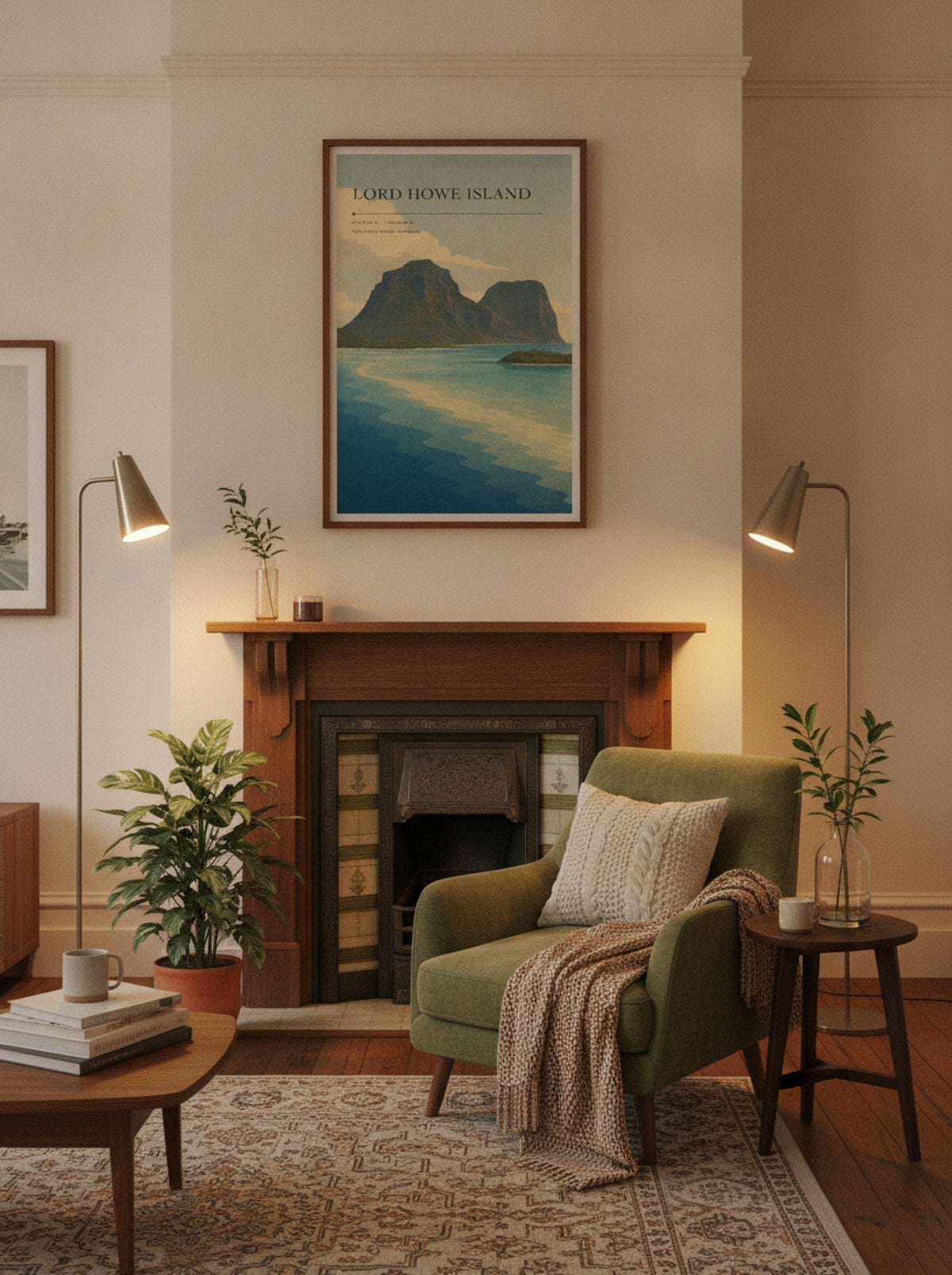 Lord Howe Island Travel Poster Artwork - Lifestyle
