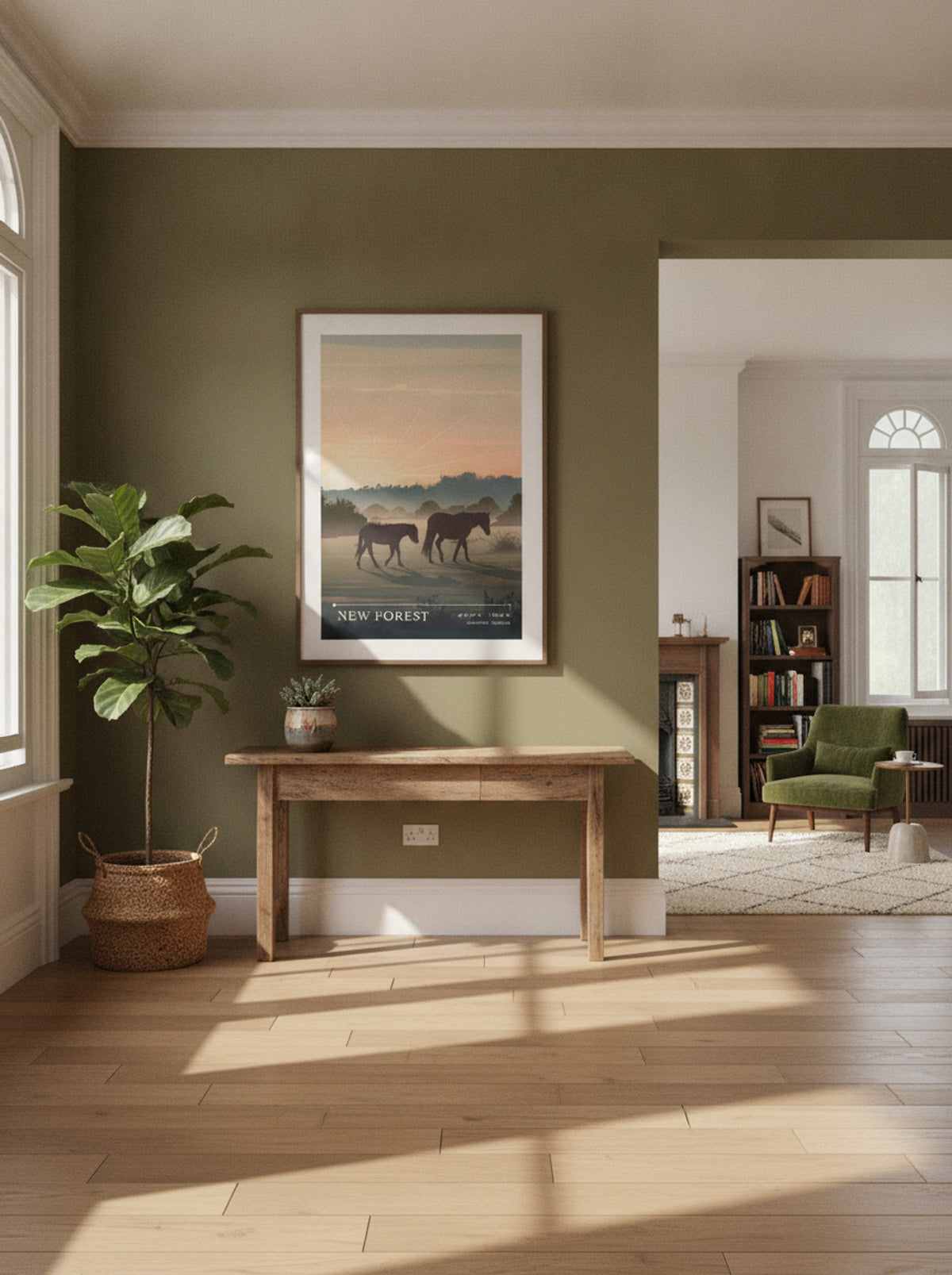 New Forest Hampshire England Travel Poster - Lifestyle