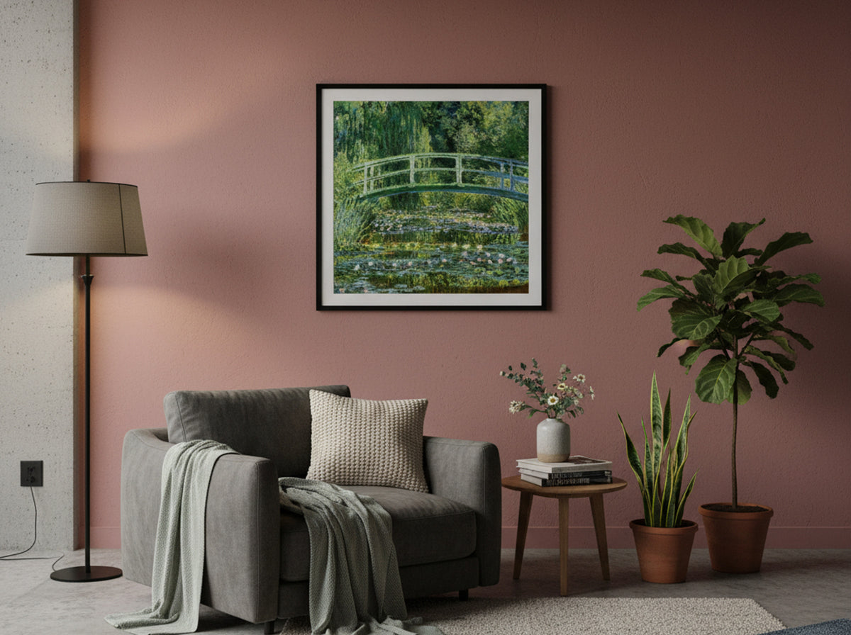 The Japanese Bridge (The Water-Lily Pond) - Claude Monet - Lifestyle