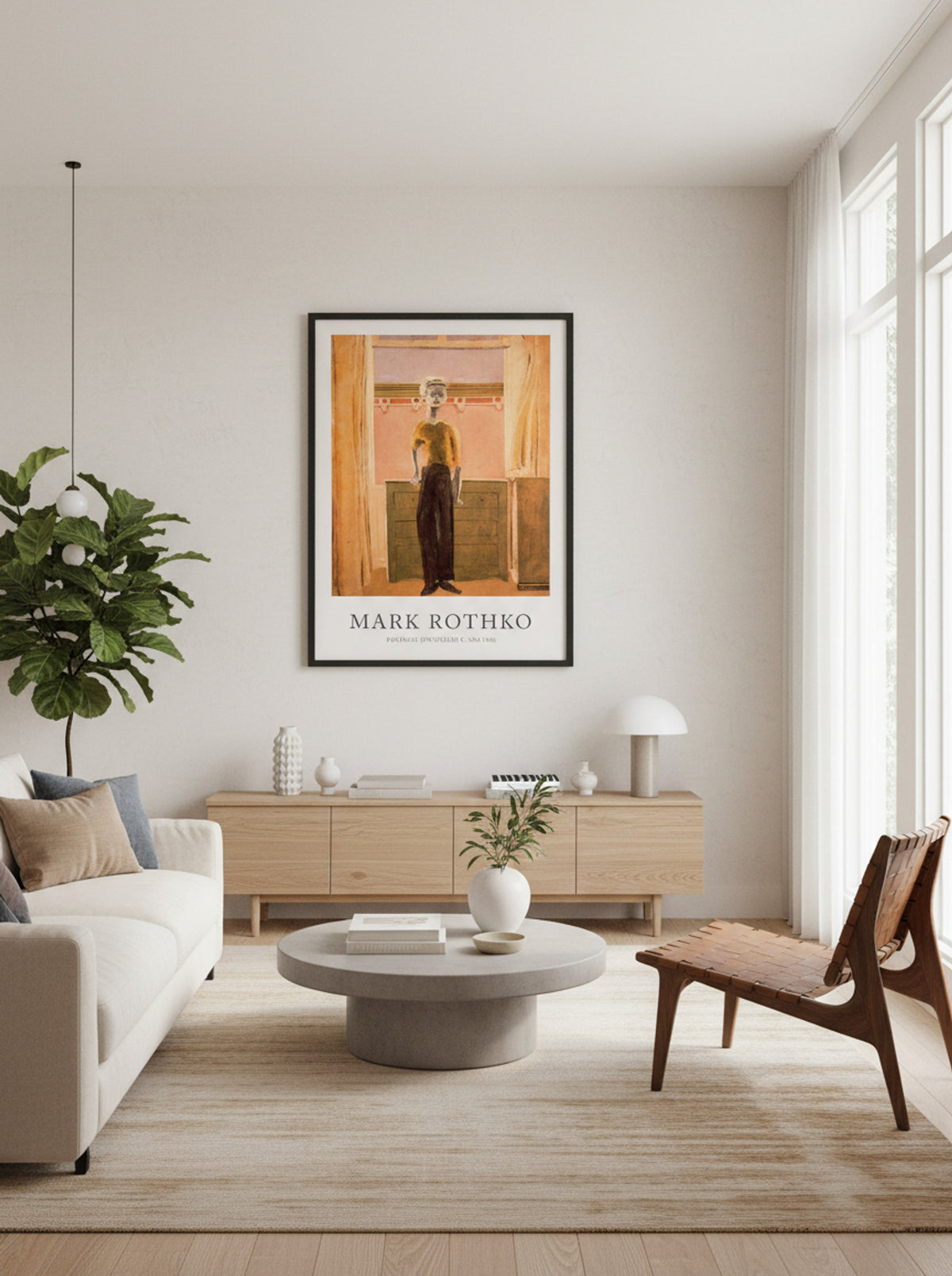 Untitled (Standing Figure by Window) - Mark Rothko - Lifestyle