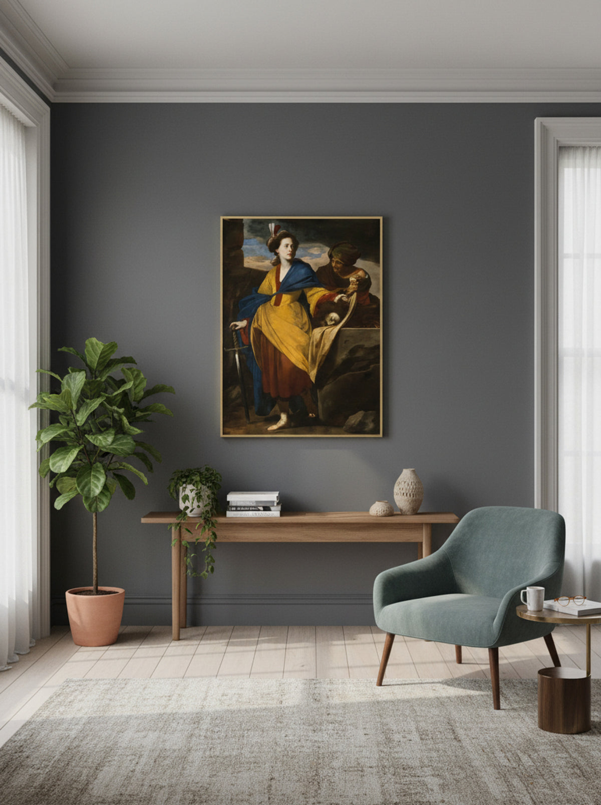 Judith with the Head of Holofernes - Massimo Stanzione - Lifestyle