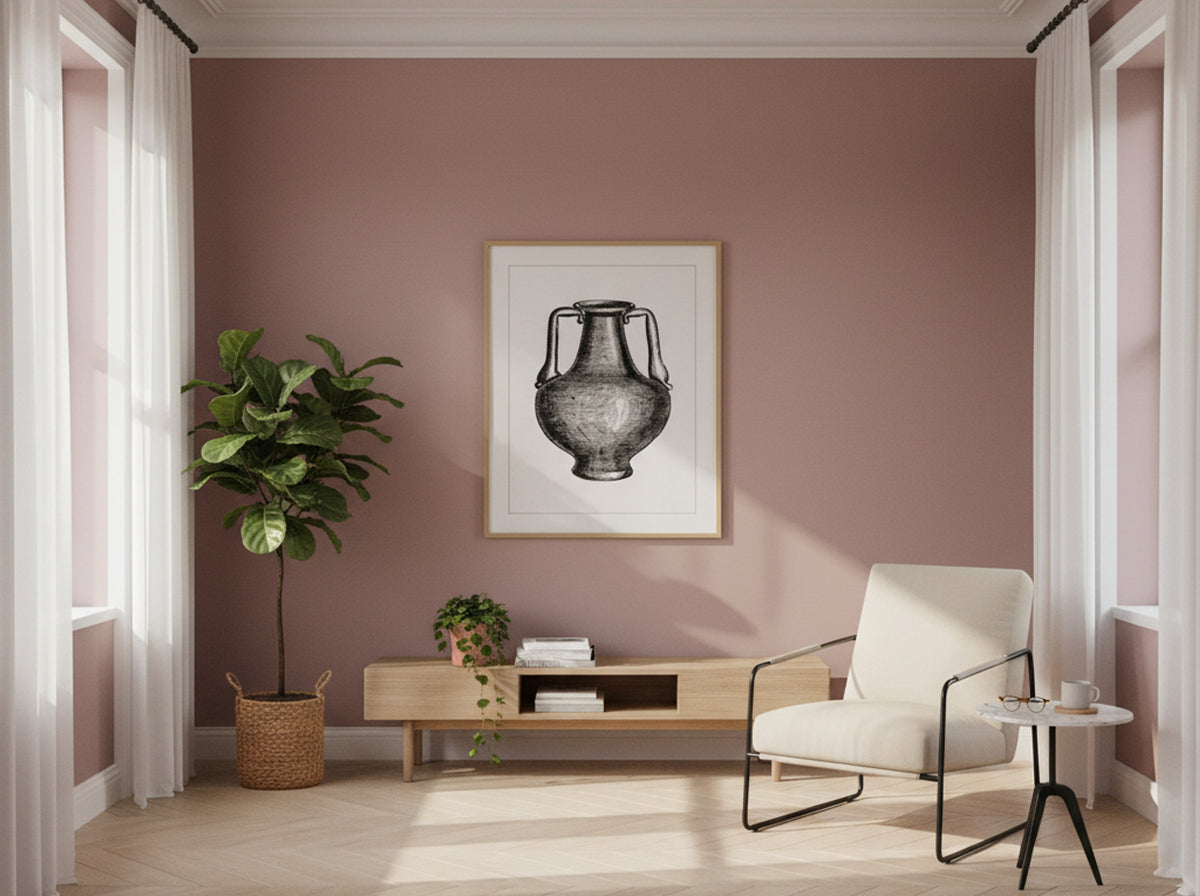 Classical Amphora - Fine Art Print - Lifestyle