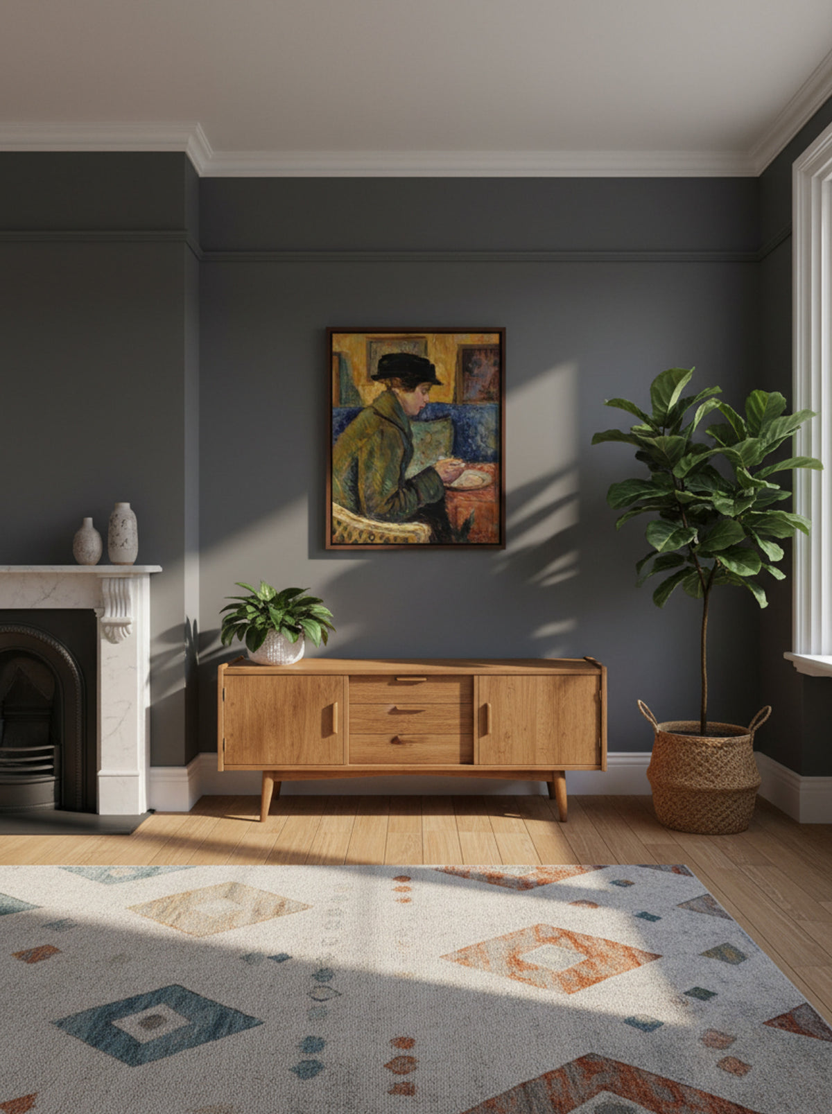 Woman in Profile - Alfred William Finch - Lifestyle